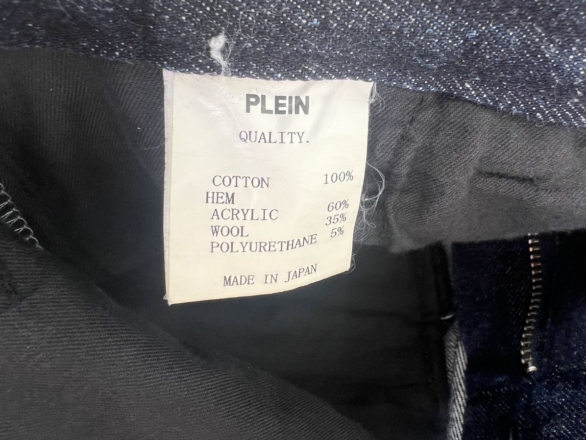 Japanese Brand Vintage AW 2009 PLEIN Yoshida Roberto Hybrid Denim Jeans Size US 29 - 21 Thumbnail