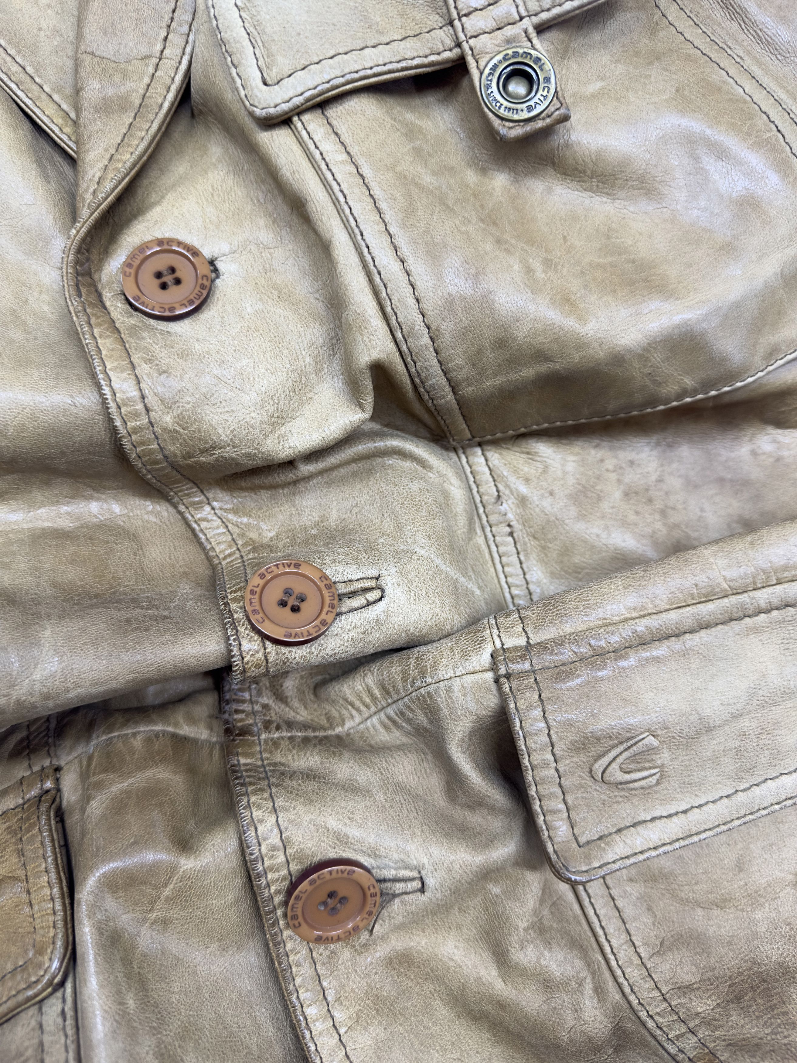 Camel Old Leather CAMEL Sport Suit Coat Blazer 1990s Jacket Size US M / EU 48-50 / 2 - 7 Thumbnail