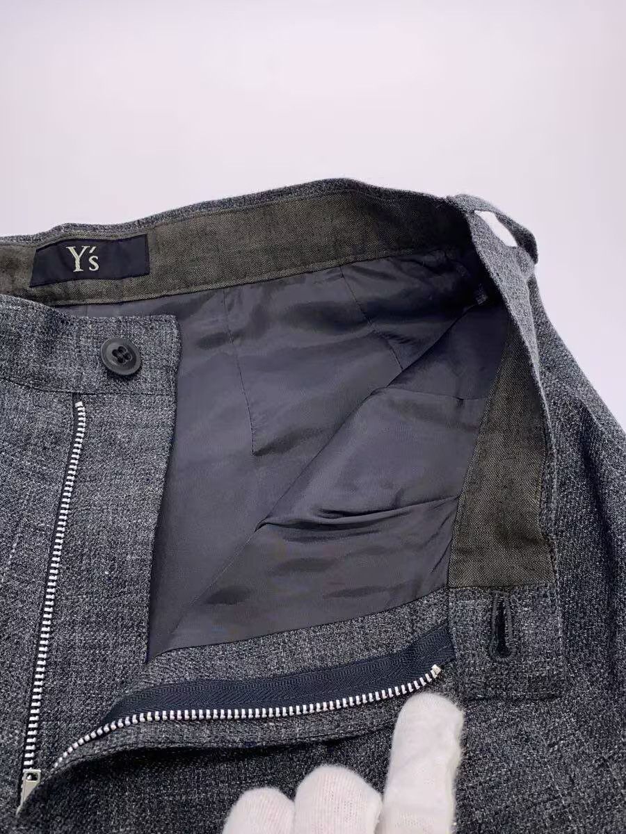 Yohji Yamamoto yohji yamamoto Y’s LINEN TWEED PLEATS TAPERED PANTS Size US 27 - 3 Thumbnail
