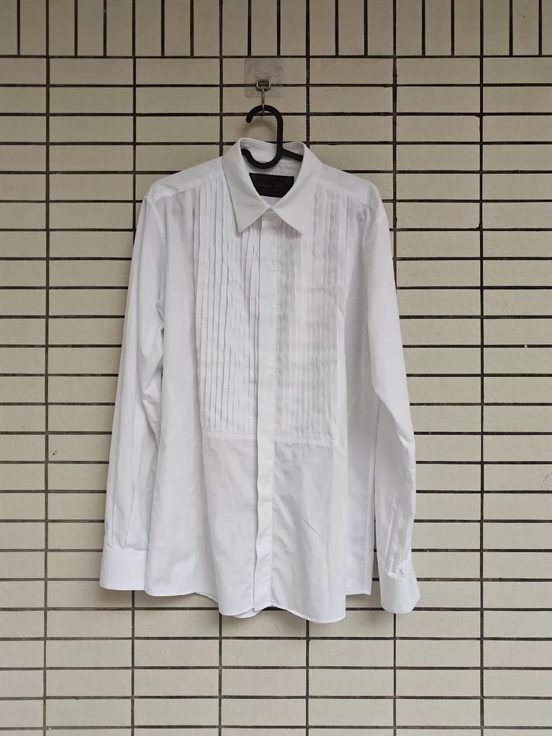 Number (N)ine Number (N)ine08aw organ pleated shirt 2503-Nextarrow Size US XL / EU 56 / 4 - 1 Thumbnail