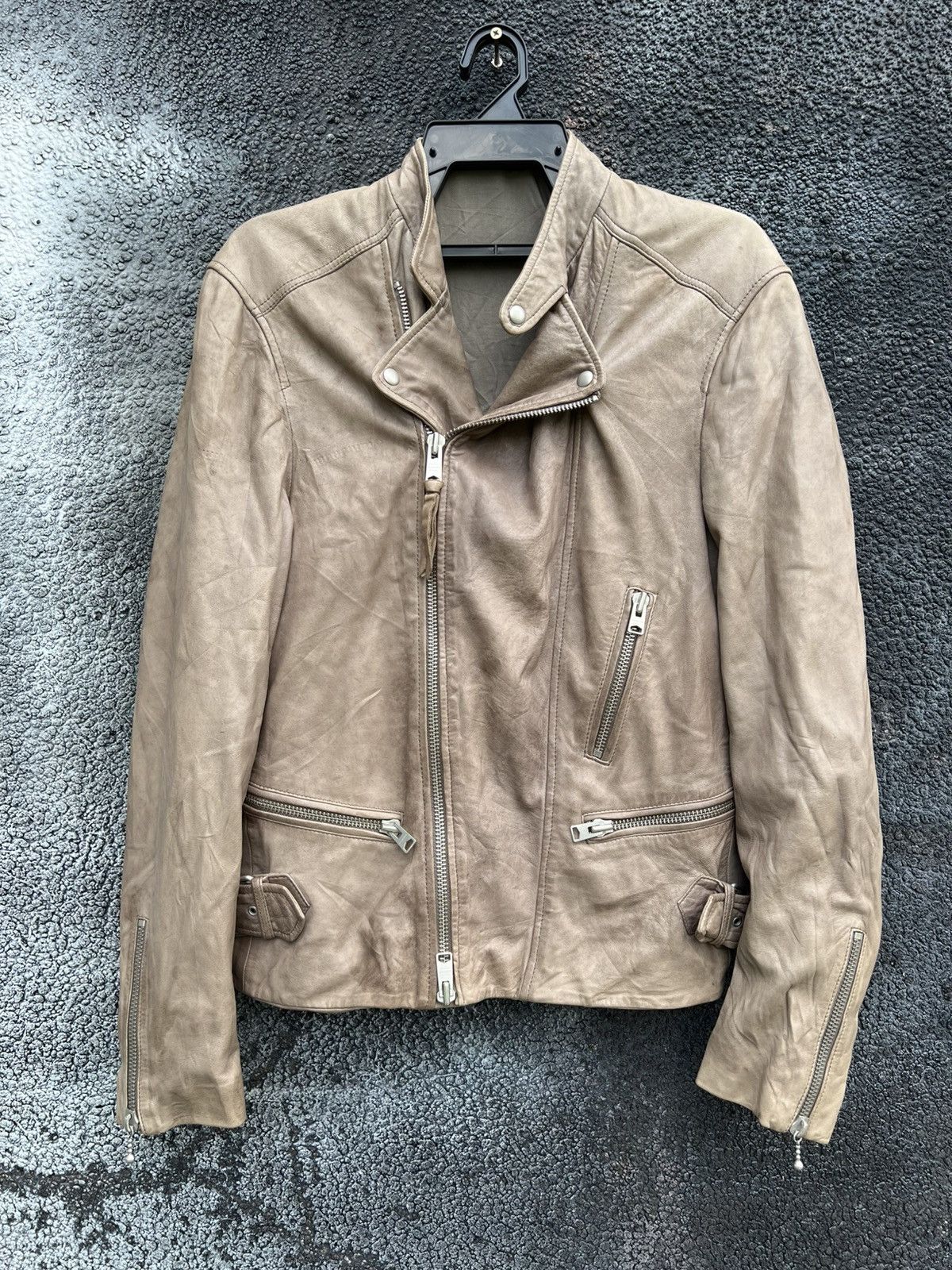 Allsaints AllSaints Gibson Leather Biker jacket Size US S / EU 44-46 / 1 - 1 Thumbnail