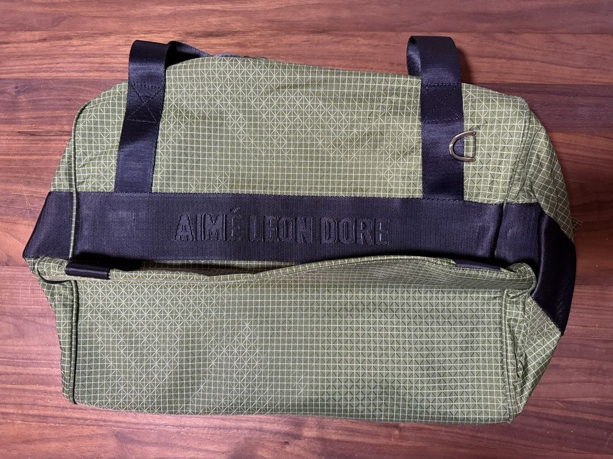 Aime Leon Dore Aime Leon Dore Ripstop Nylon Duffle Bag Olive Woven Logo ALD Size ONE SIZE - 6 Thumbnail