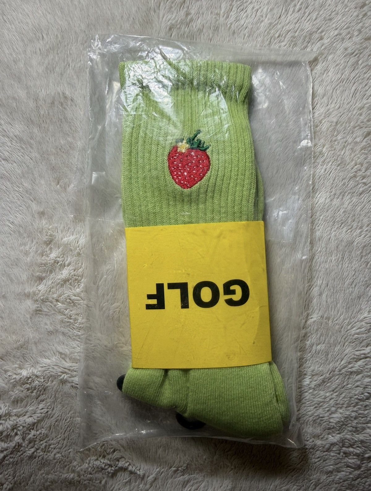 Golf Wang Golfwang Strawberry Socks Size ONE SIZE - 1 Thumbnail