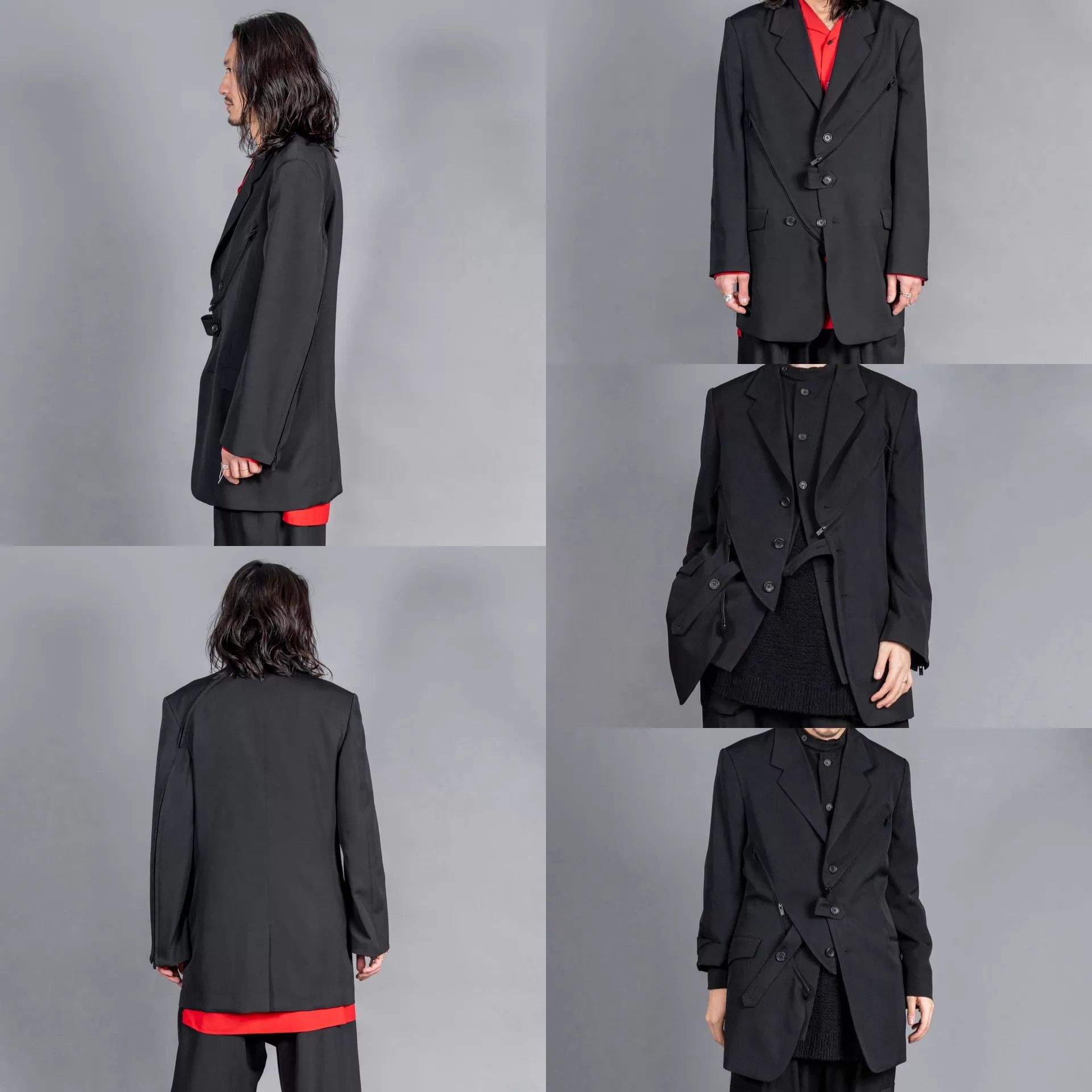 Yohji Yamamoto Yohji Yamamoto 25SS Zip Deconstructed Jacket Size US L / EU 52-54 / 3 - 3 Thumbnail