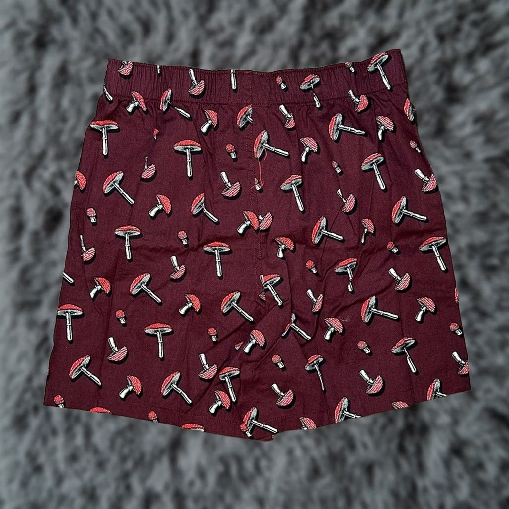 American Eagle Outfitters American Eagle Mushroom Stretch Boxer - XS Men Underwear Regular Boxer Shorts Red XS Mens Size 34R - 1 Thumbnail