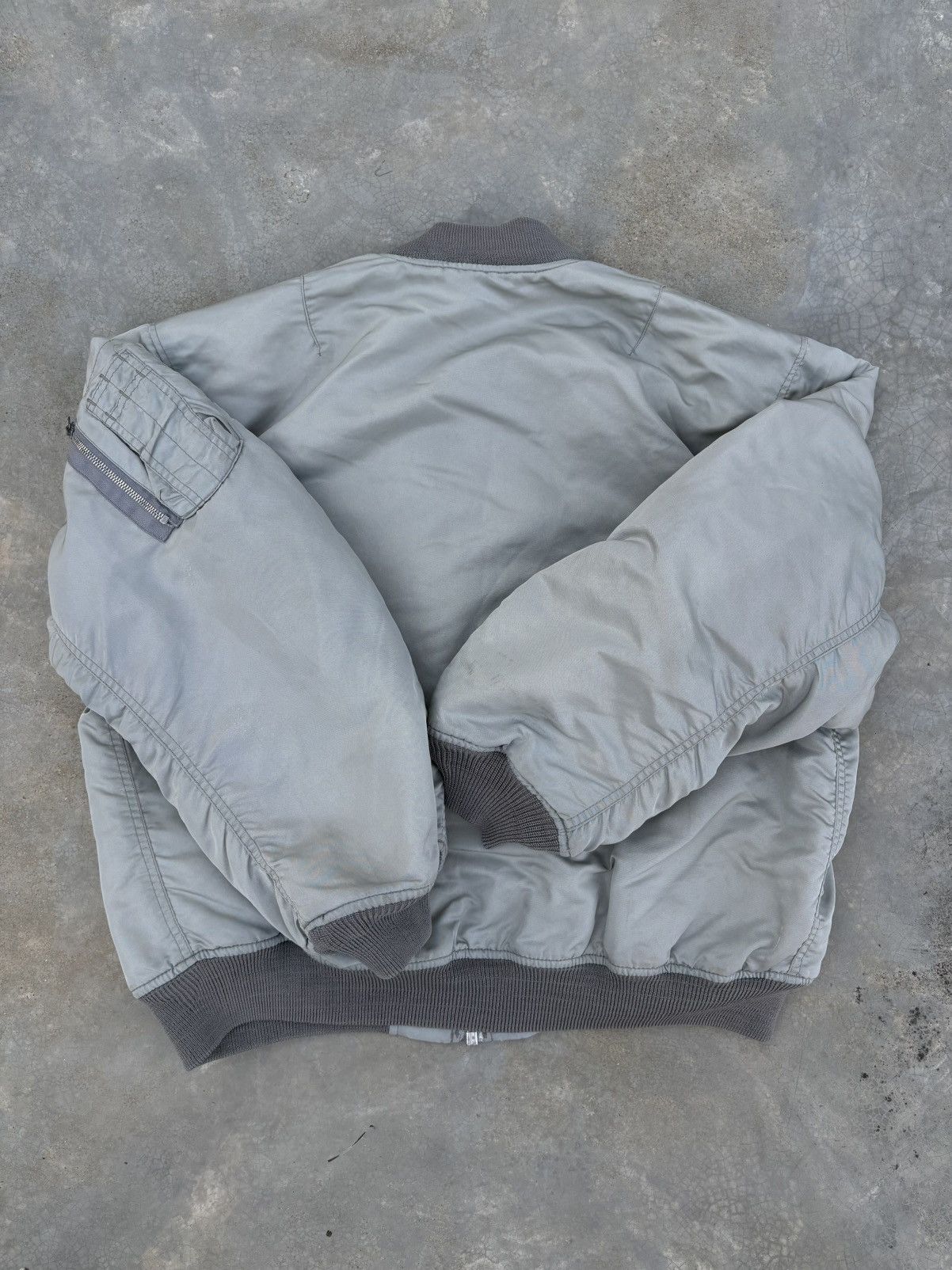 Alpha Industries Vintage Faded MA-1 A Bomber Jacket Size US M / EU 48-50 / 2 - 11 Thumbnail