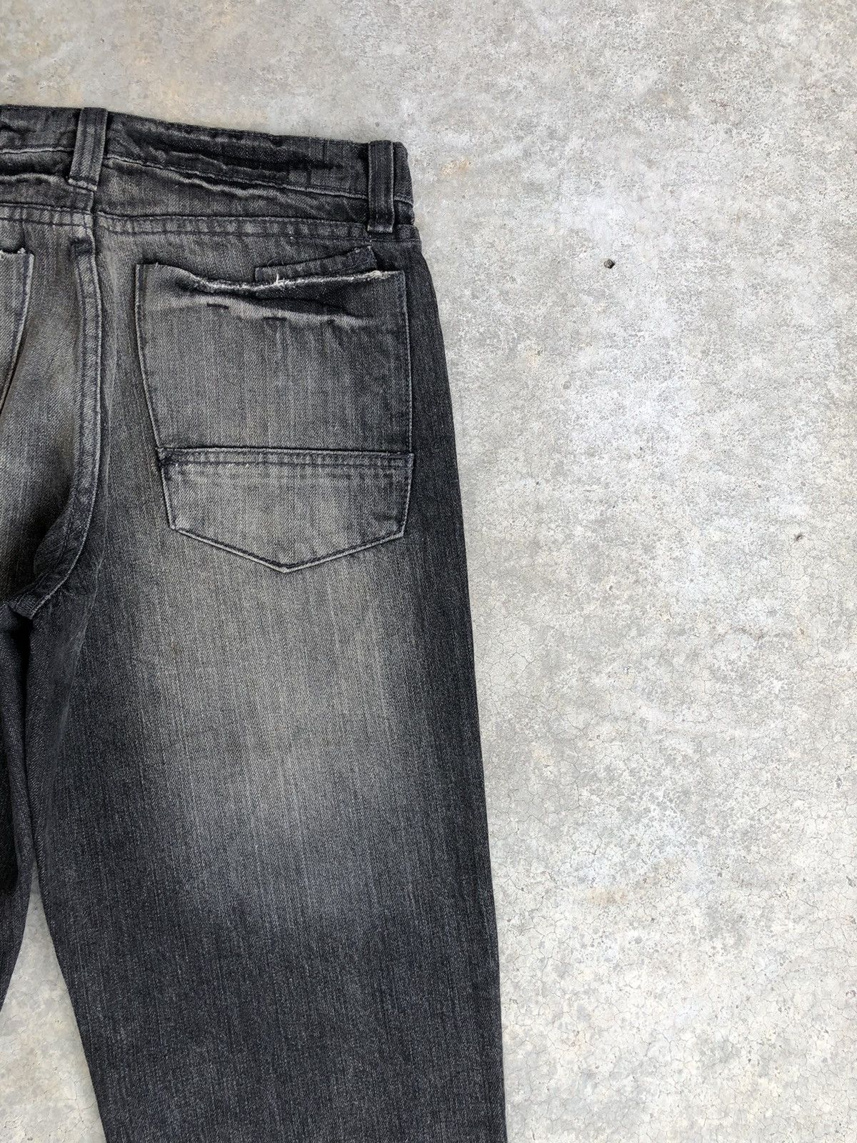 If Six Was Nine Japanese M Flared Jeans Bootcut Distressed Jeans Size US 30 / EU 46 - 10 Thumbnail
