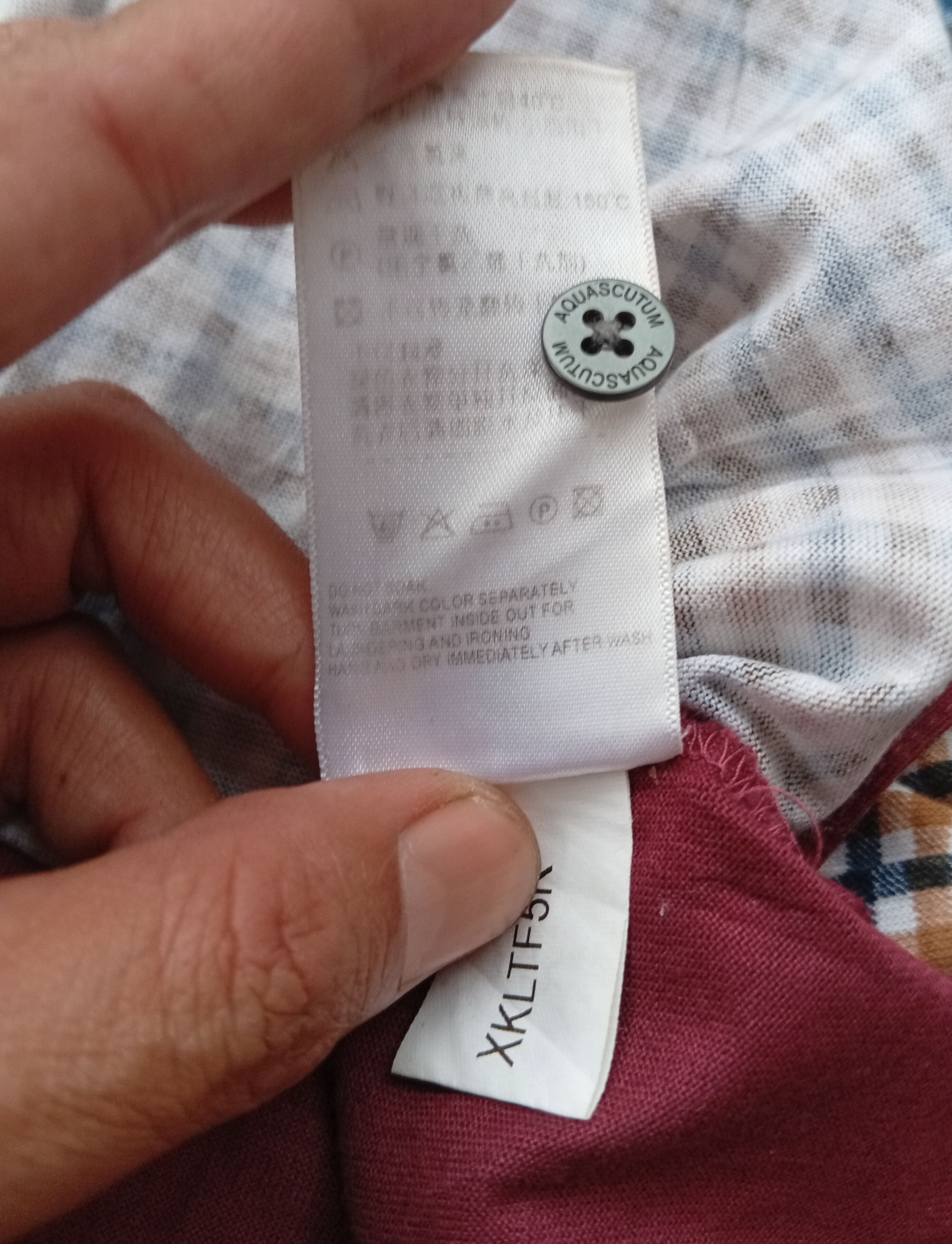 Aquascutum Dillon check poloshirt Size US M / EU 48-50 / 2 - 8 Thumbnail