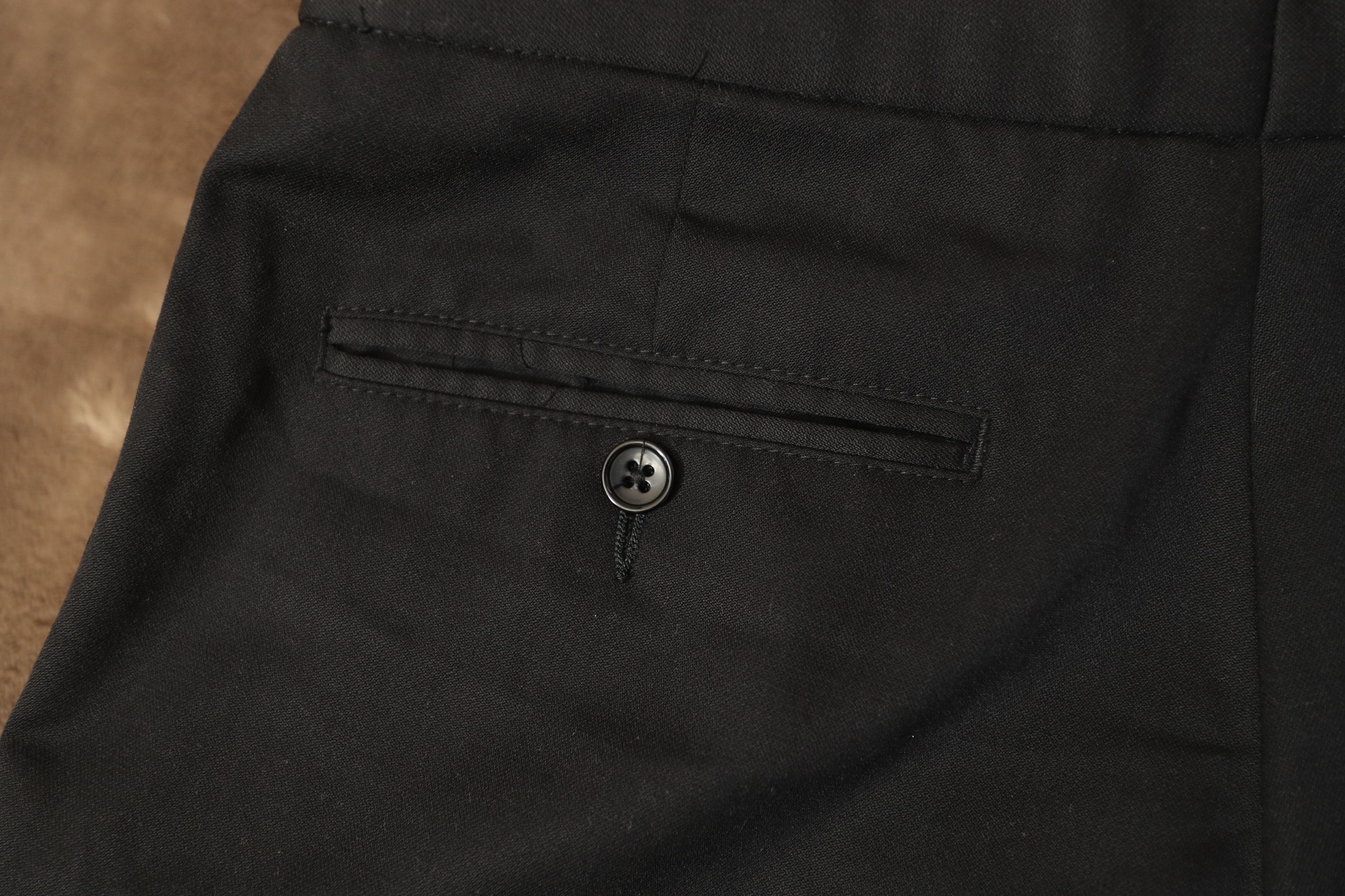 Vintage Super 130's Fine Worsted Wool Slim Pants (30x31) Size US 30 / EU 46 - 15 Thumbnail