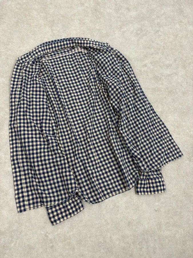 Prada 2000s Prada Blue & White Checkered Shirt Size US M / EU 48-50 / 2 - 7 Thumbnail