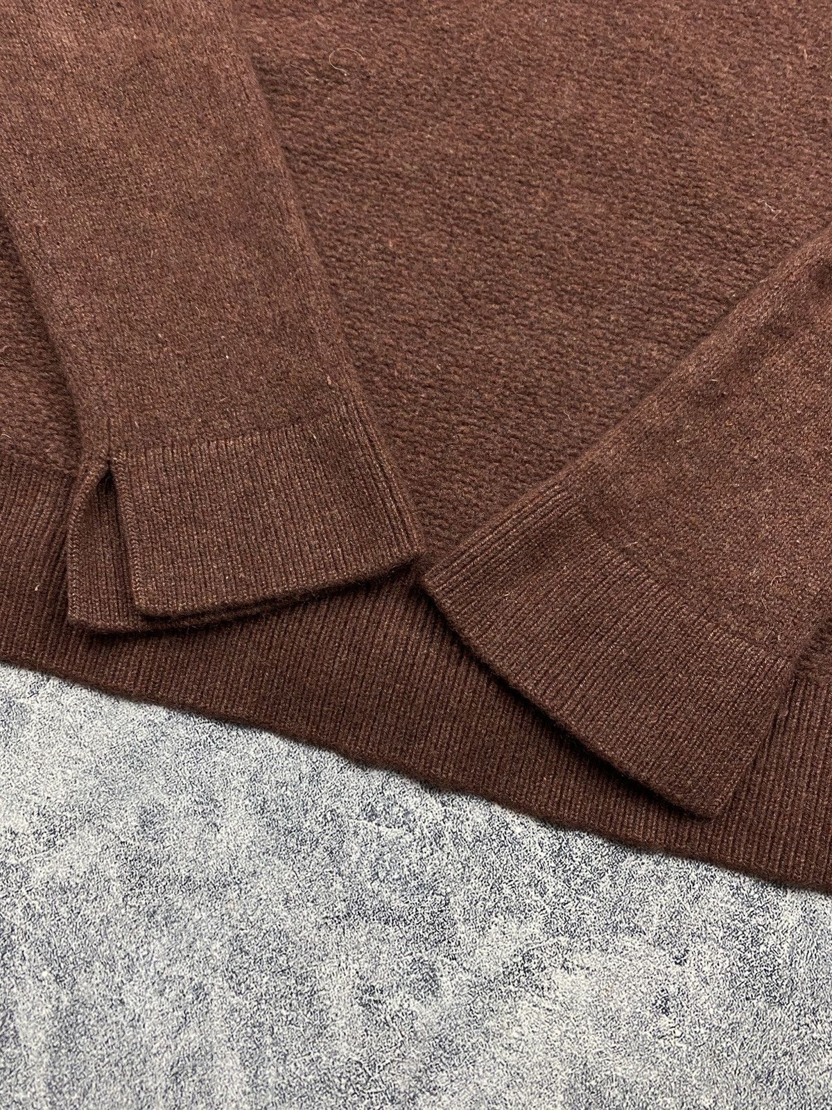 Loro Piana Loro Piana Womens Burgundy Baby Cashmere Sweater Size S / US 4 / IT 40 - 8 Thumbnail
