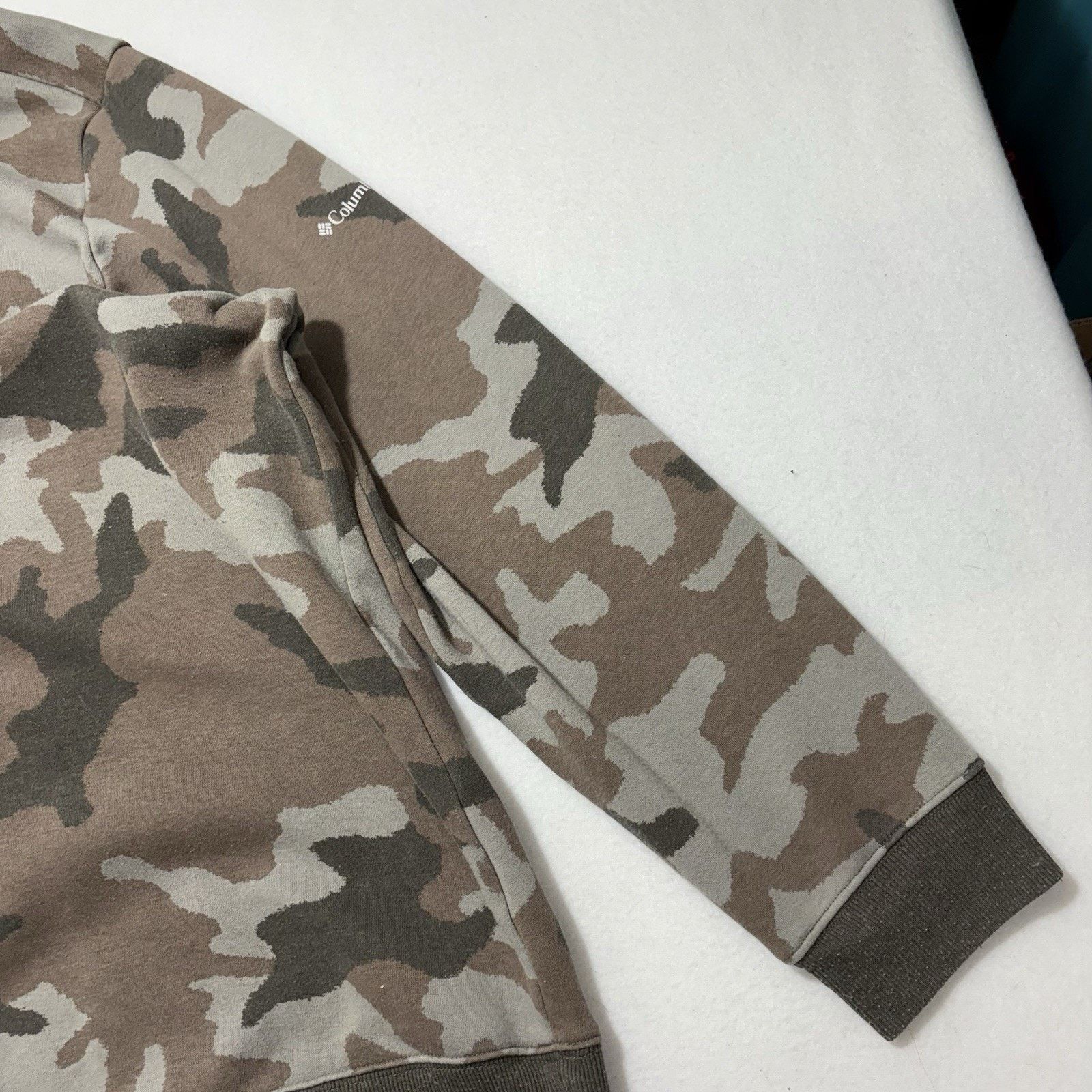 Columbia Columbia 3X Crewneck Sweatshirt Fleece Lined Camo Pullover Size 3XL / US 20-22 - 6 Thumbnail