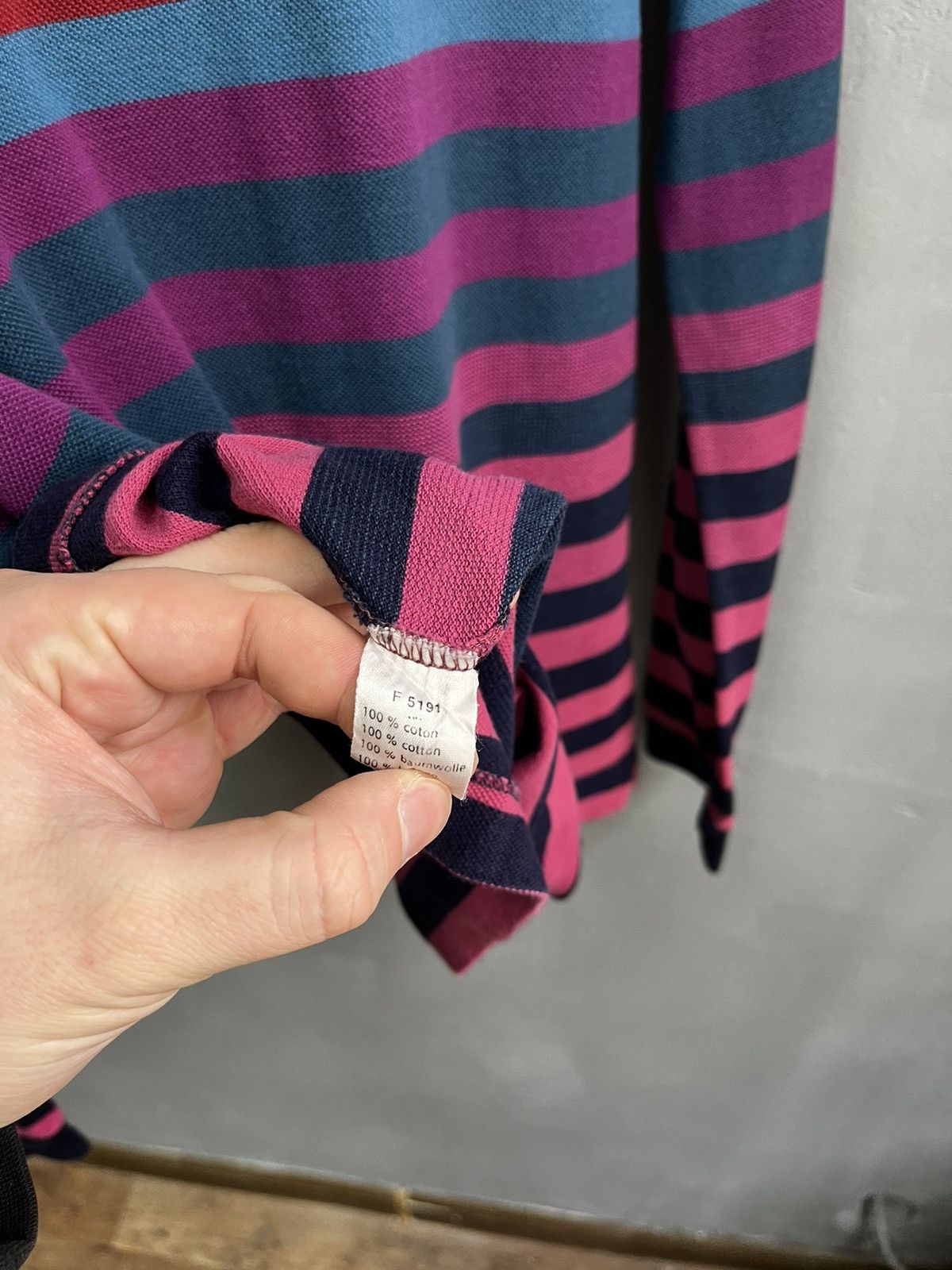 Lacoste × Vintage Lacoste rugby shirt emo Size US S / EU 44-46 / 1 - 8 Thumbnail