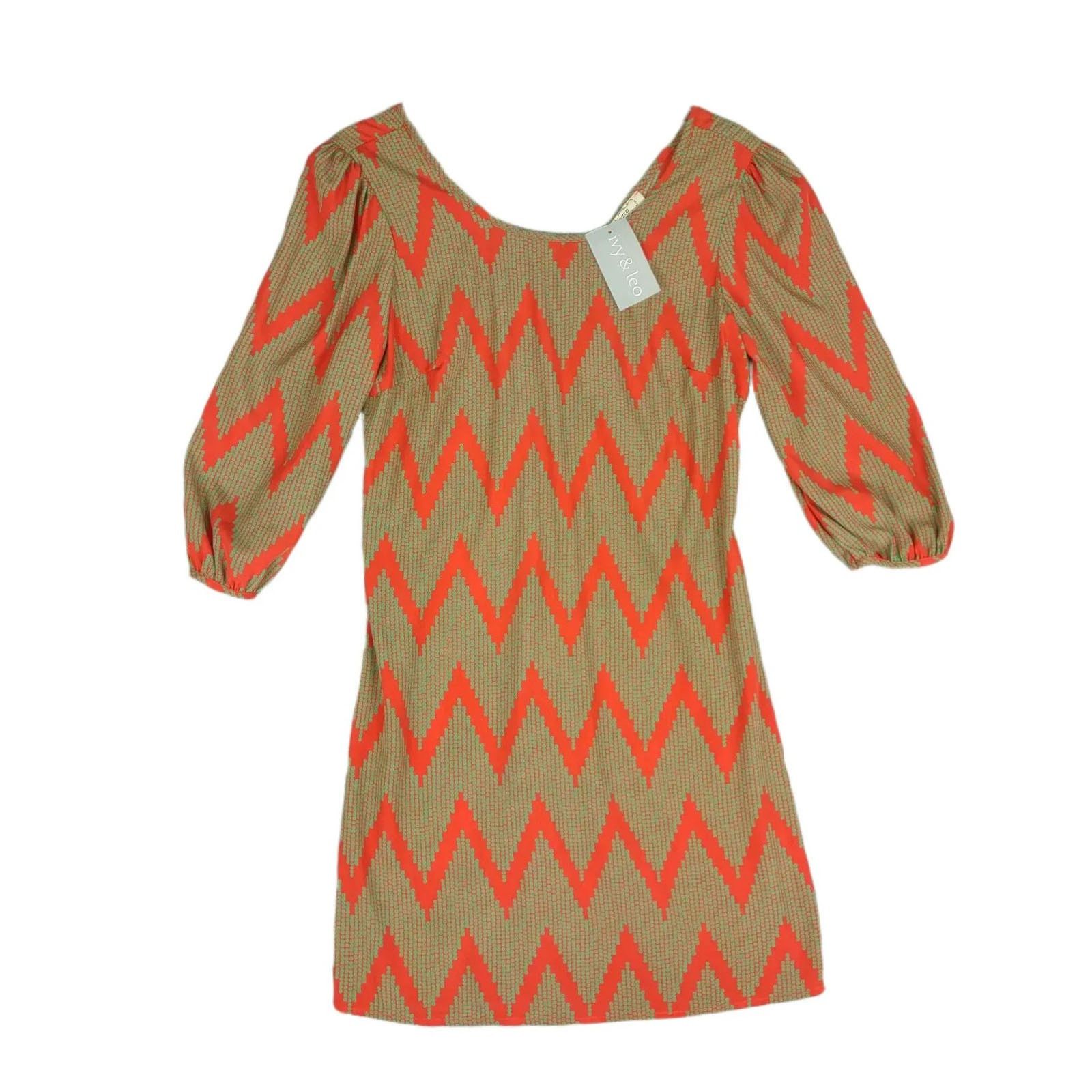 Other NWT Ivy & Leo EZRA Women's M Red Green Geometric Mini Dress Size M / US 6-8 / IT 42-44 - 1 Thumbnail