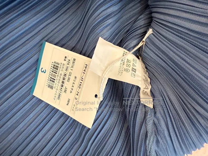 Issey Miyake Issey Miyake Blue Short Sleeve Size L / US 10 / IT 46 - 4 Thumbnail