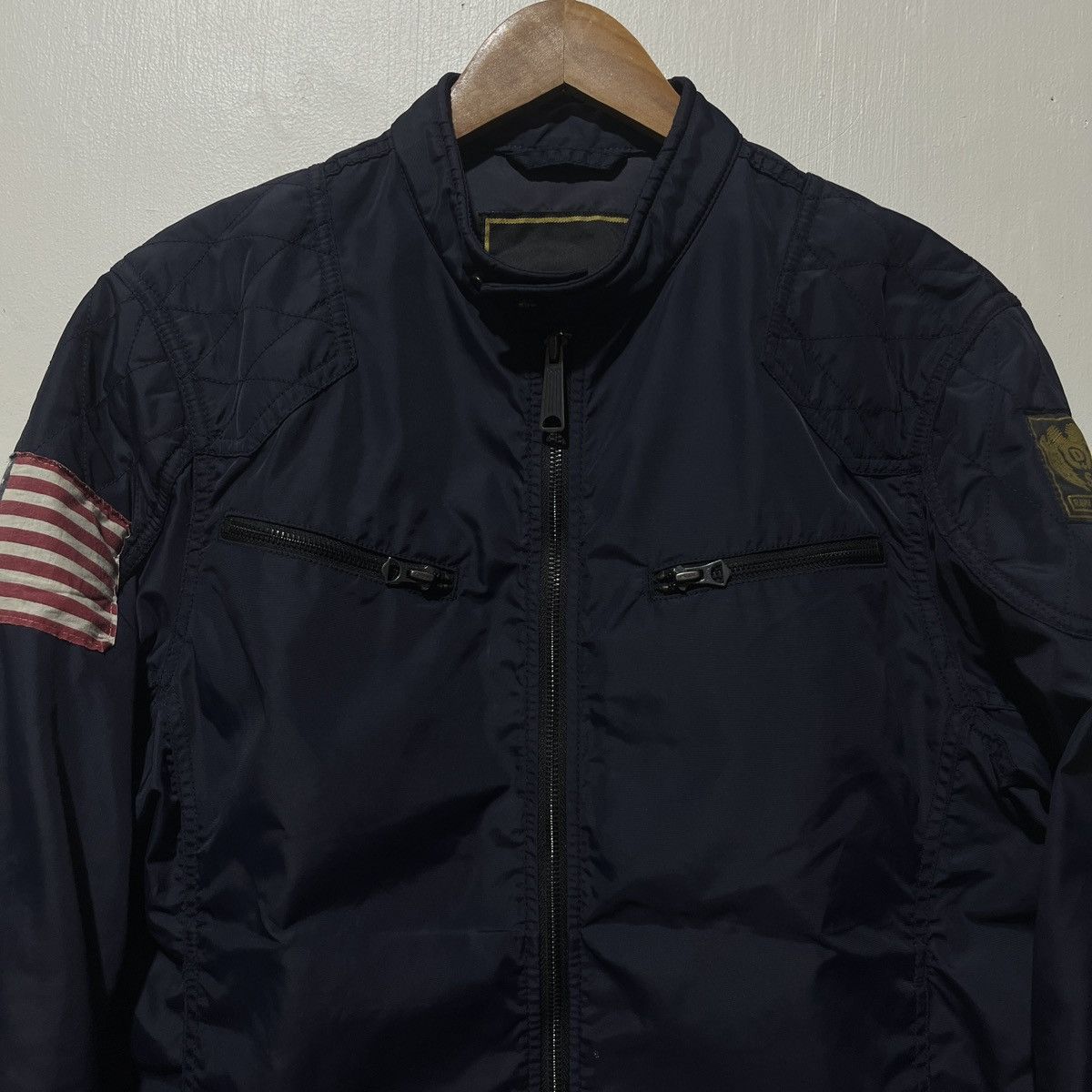 Denim & Supply Ralph Lauren Ralph Lauren Midnight Blue Nylon Bomber Jacket Size US M / EU 48-50 / 2 - 2 Thumbnail
