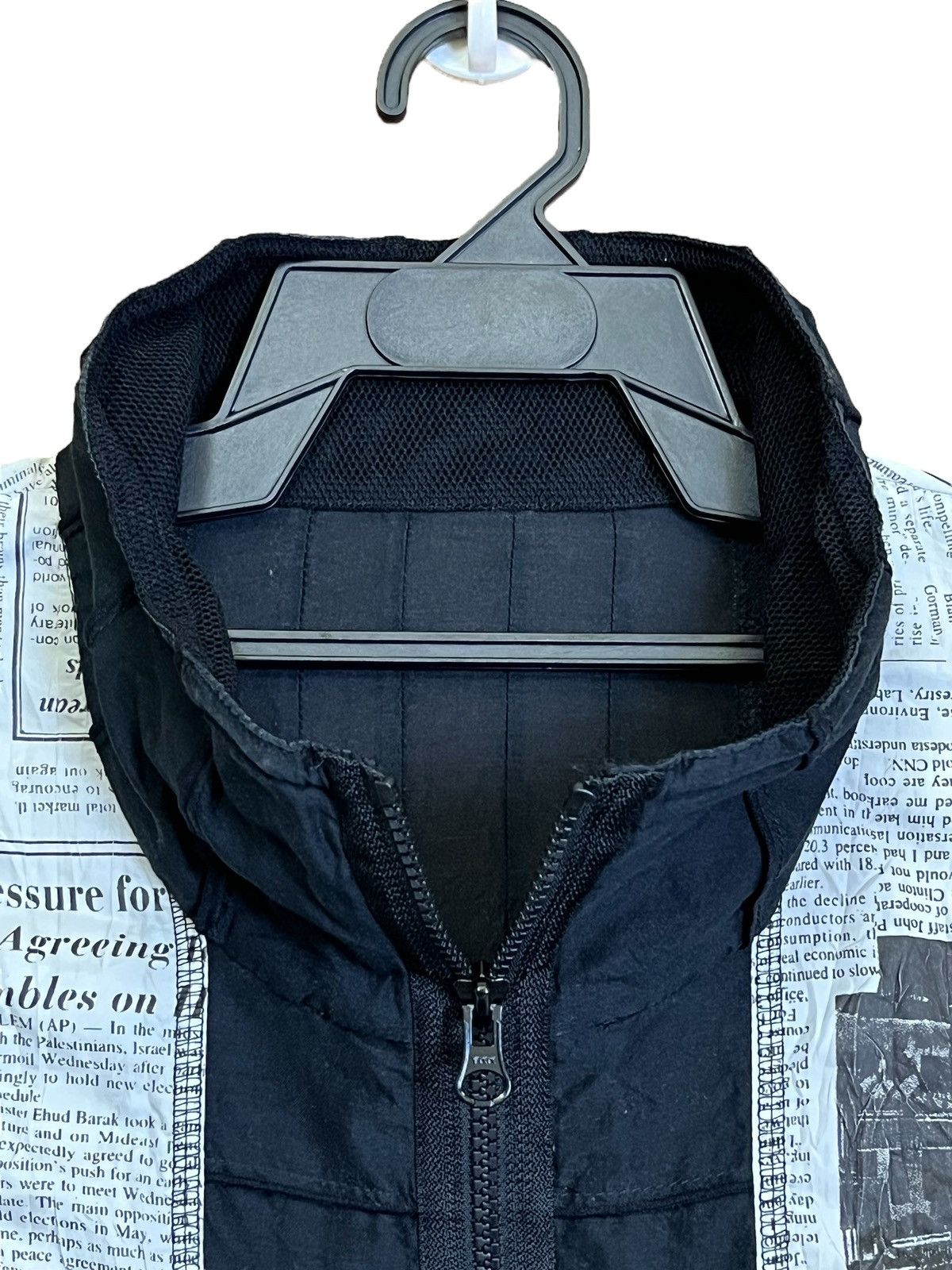 Japanese Brand vintage japanese EIKO KONDO newspaper baggy paperthin jacket Size US L / EU 52-54 / 3 - 5 Thumbnail