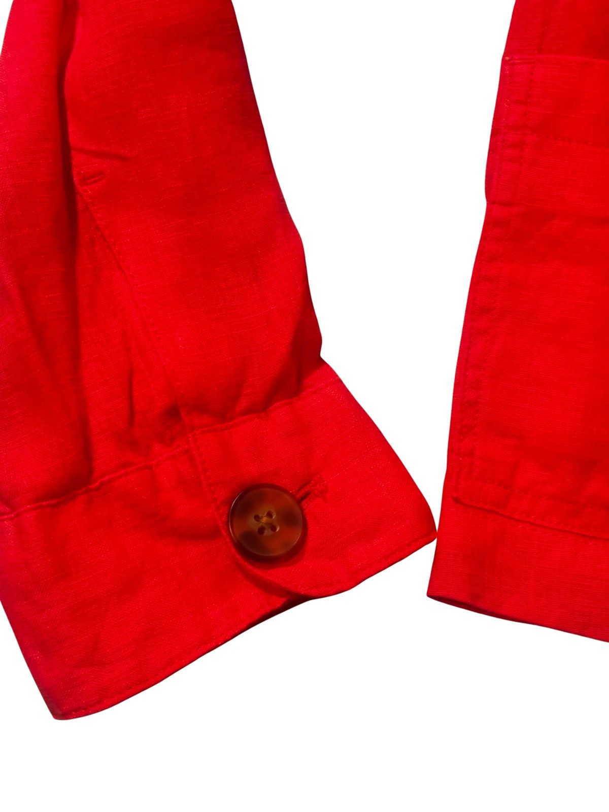 Coldwater Creek Women’s red linen jacket.wj0313 Size M / US 6-8 / IT 42-44 - 7 Thumbnail