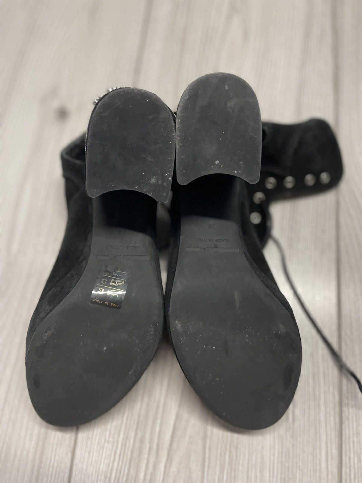 Alexander McQueen MCQ by Aleksander McQueen heels Boots mainline avant garde Size US 7 / IT 37 - 12 Thumbnail