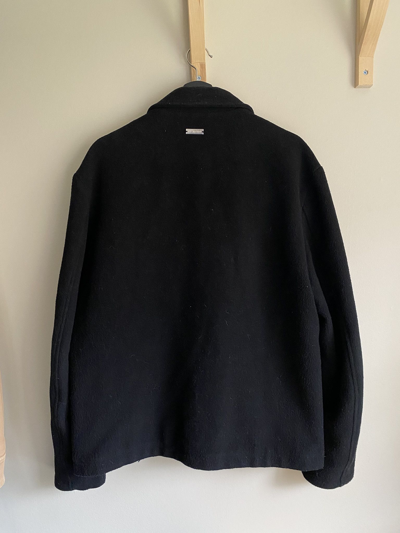 Acne Studios $810 - Zip Boxy Jacket - Black Wool Size US L / EU 52-54 / 3 - 3 Thumbnail