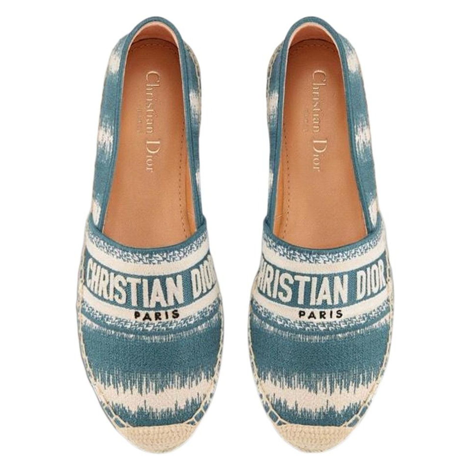 Dior Granville logo embroidered espadrilles Size US 8 / IT 38 - 1 Thumbnail