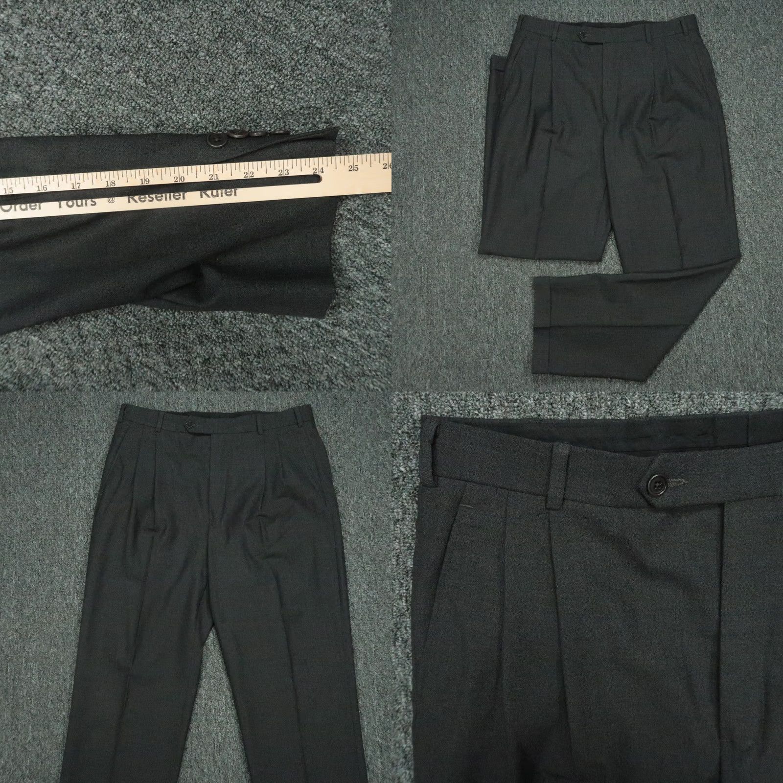 Brooks Brothers Brooks Brothers Suit Mens 40L Gray Wool Pleated Trousers 34x31 2 Piece Regular Size US 40 / EU 56 - 9 Thumbnail