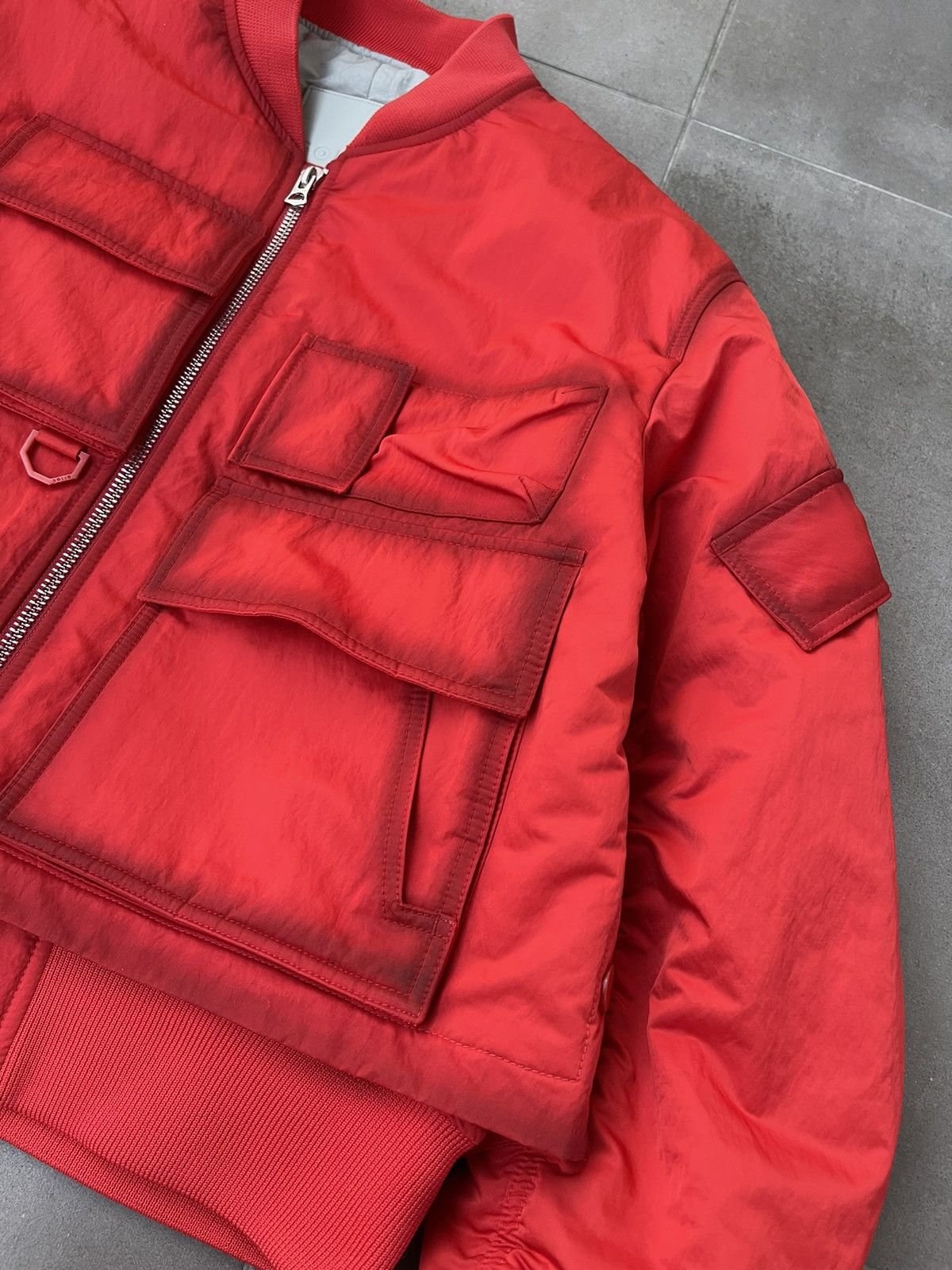 Solid Homme × Wooyoungmi !DS! SS23 Solid Homme Red Multipocket Bomber Size US M / EU 48-50 / 2 - 13 Thumbnail