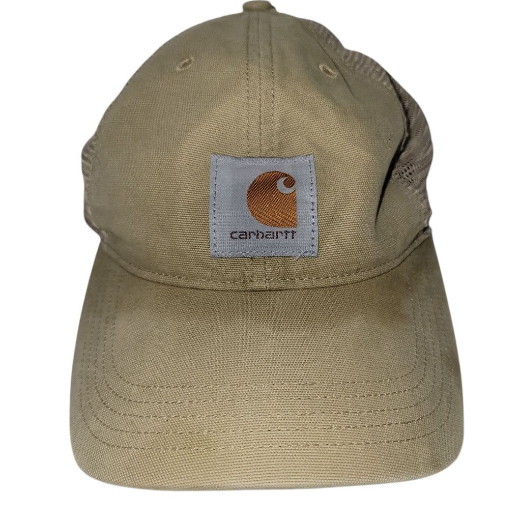 Carhartt Carhartt Men's Buffalo Sandstone Meshback Cap - Dark Khaki Size ONE SIZE - 1 Thumbnail