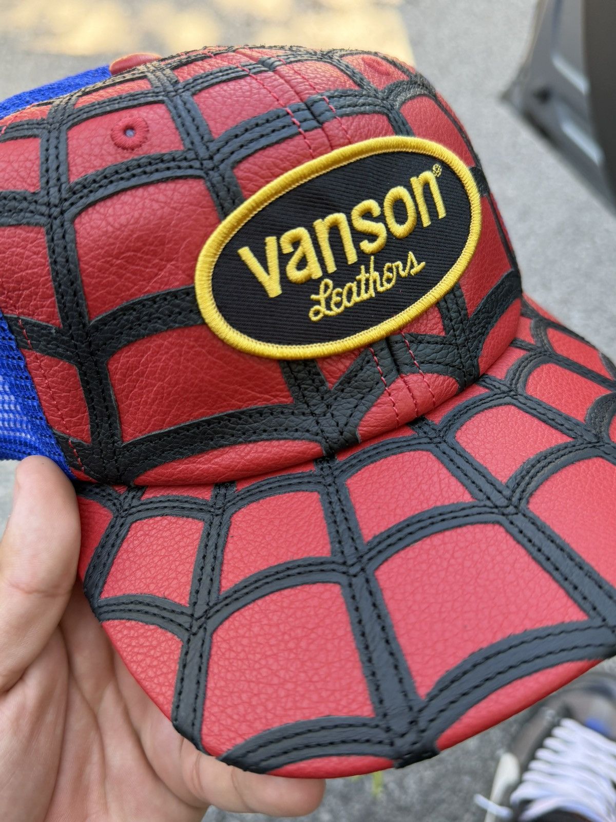 Supreme Supreme spider man Vanson leather hat Size ONE SIZE - 6 Thumbnail