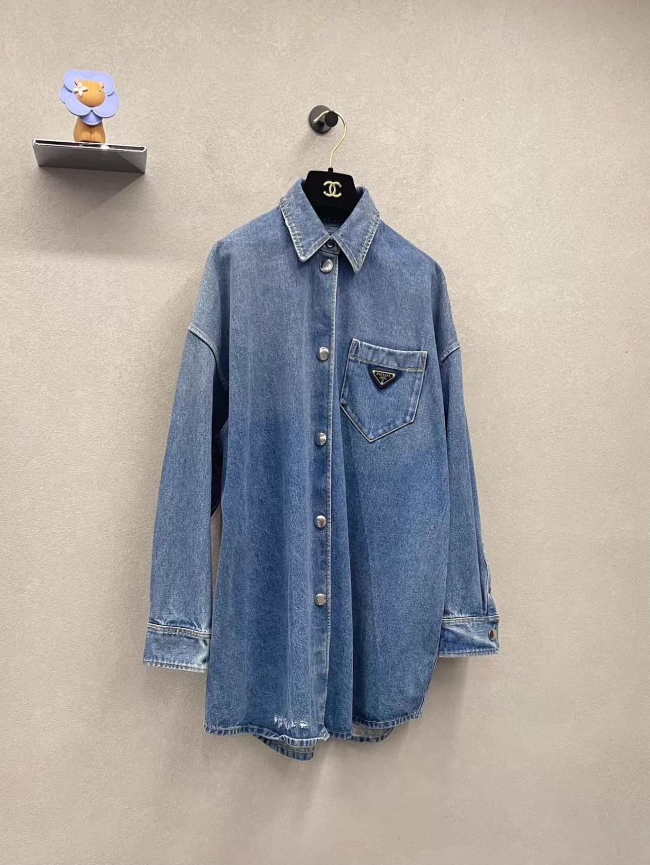 Prada PRADA Denim Blue Jacket 38 Size XS / US 0-2 / IT 36-38 - 5 Thumbnail