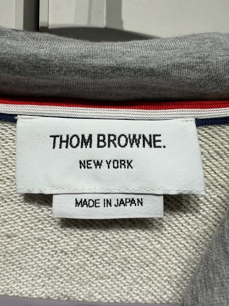 Thom Browne thom browneLight gray zipper jacket 2503-Nextarrow Size US XL / EU 56 / 4 - 3 Thumbnail