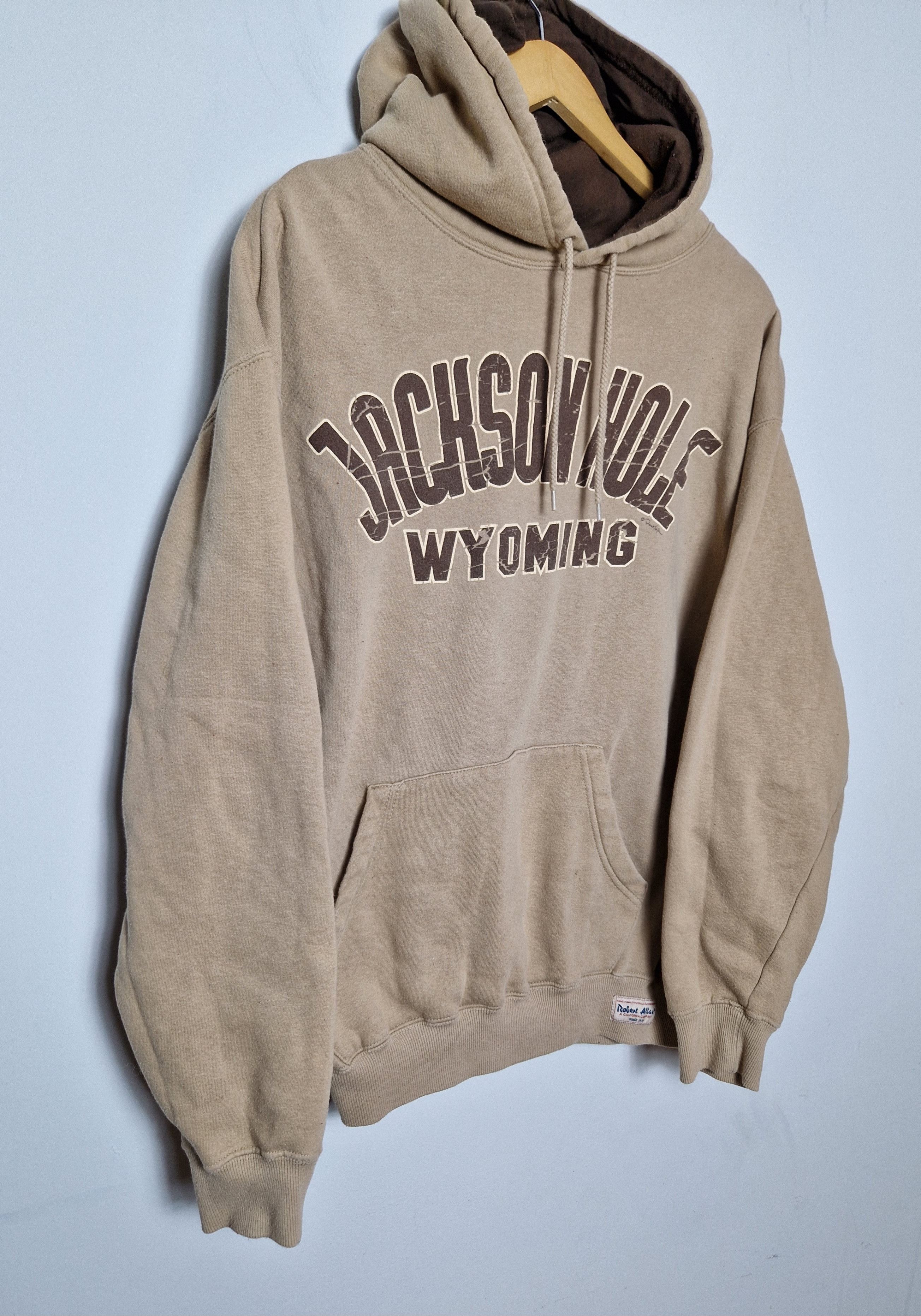 Vintage Robert Allen Wyoming Jackson Hole vintage hoodie Size US L / EU 52-54 / 3 - 2 Thumbnail
