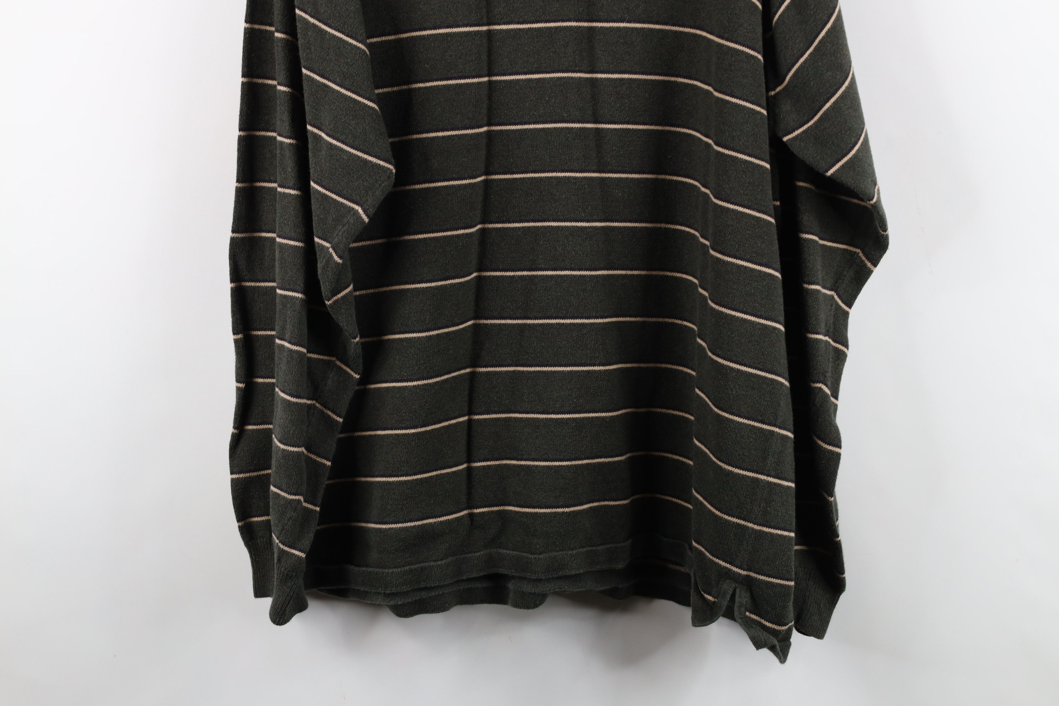 Vintage Vintage 90s Streetwear Heavyweight Knit Long Sleeve Polo Size US XL / EU 56 / 4 - 11 Thumbnail