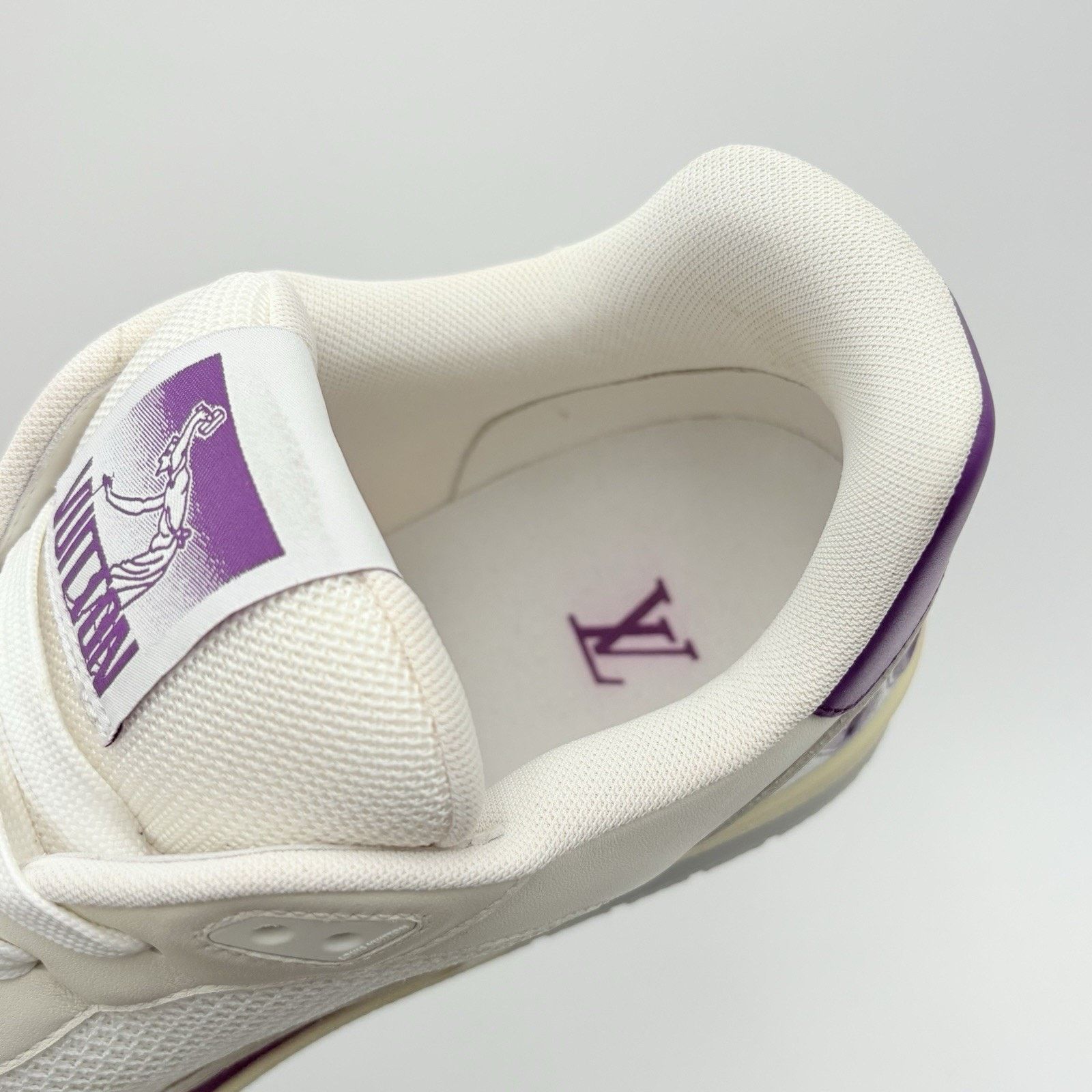 Louis Vuitton (13-13.5) Louis Vuitton Strap Trainer ' Purple ' VERY CLEAN! Size US 13 / EU 46 - 6 Thumbnail