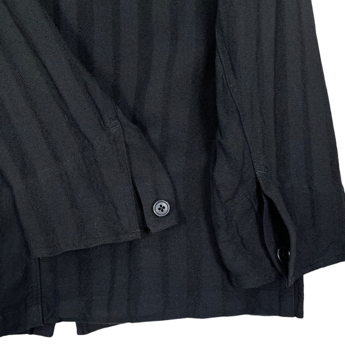 Designer × Y's for Men × Yohji Yamamoto Y’s For Men Yohji Yamamoto See Through Stripes Rayon Jacket Size US M / EU 48-50 / 2 - 11 Thumbnail