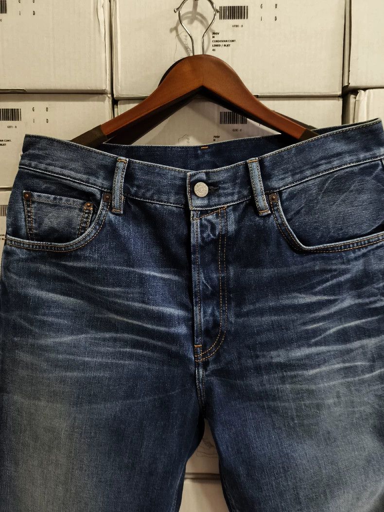 Acne Studios acne studios Water moire blue cat whiskers jeans 2502-Nexta Size US 32 / EU 48 - 2 Thumbnail