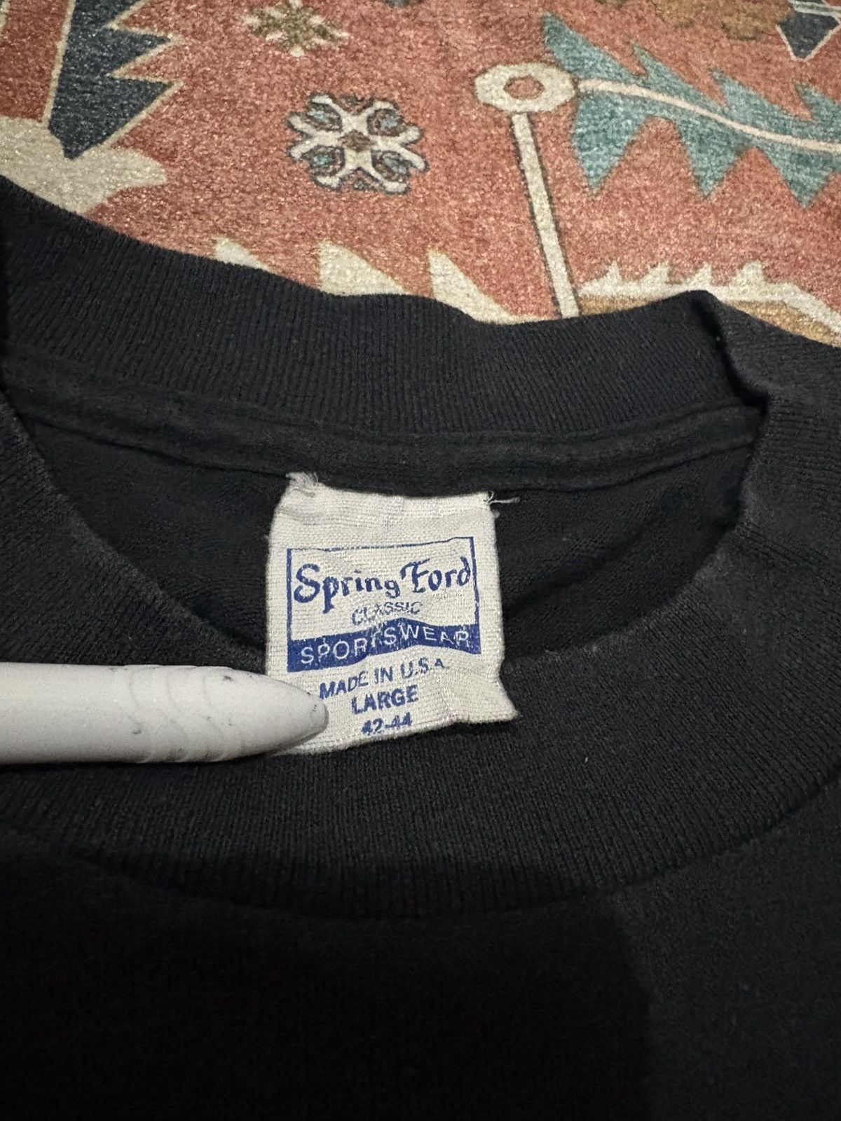 Vintage Vintage Parody Tee - blurry wording tee Size US L / EU 52-54 / 3 - 5 Thumbnail