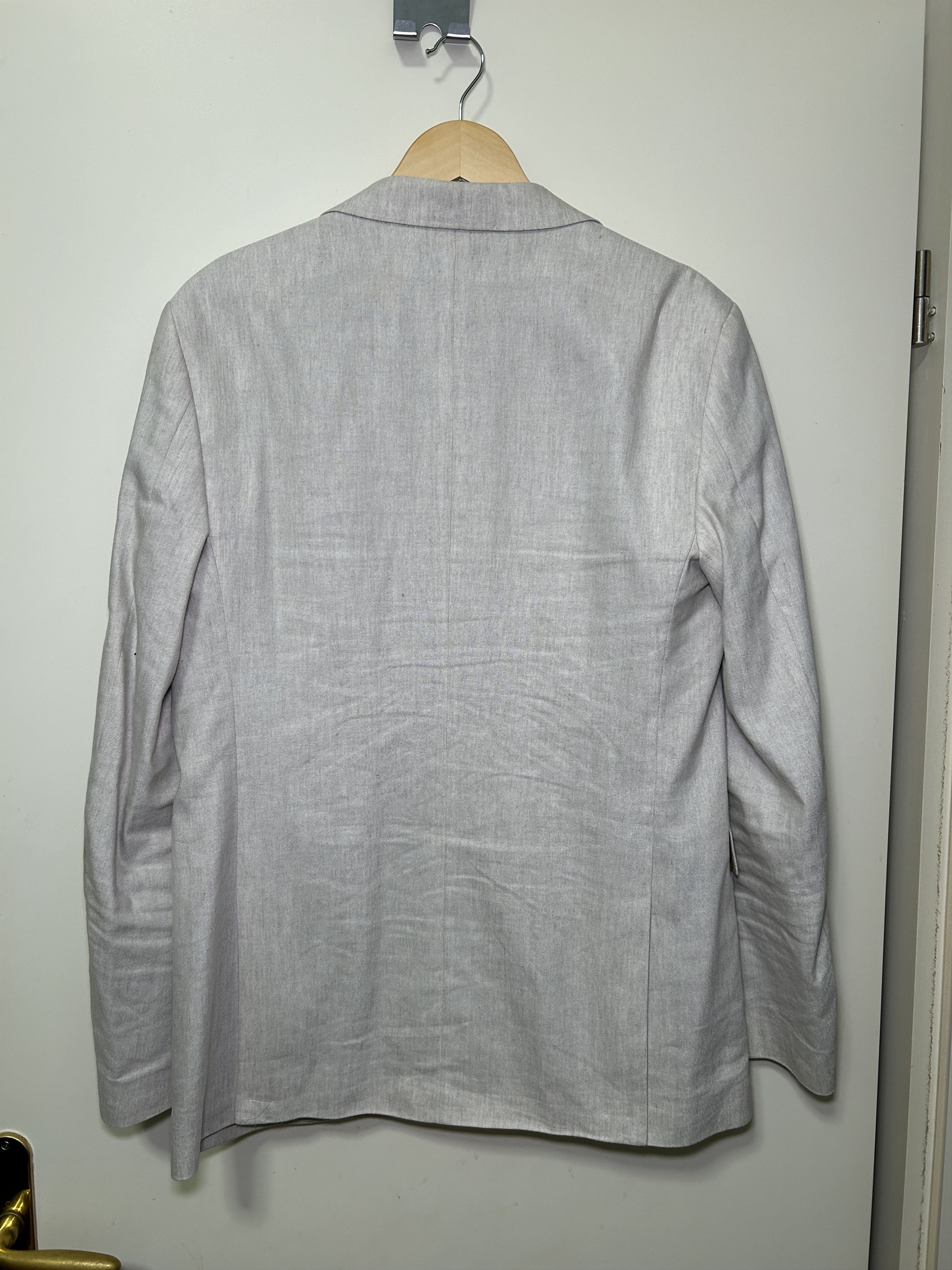 Zara ZARA bright cream suit jacket, size 48 ( L ) Size 48S - 4 Thumbnail