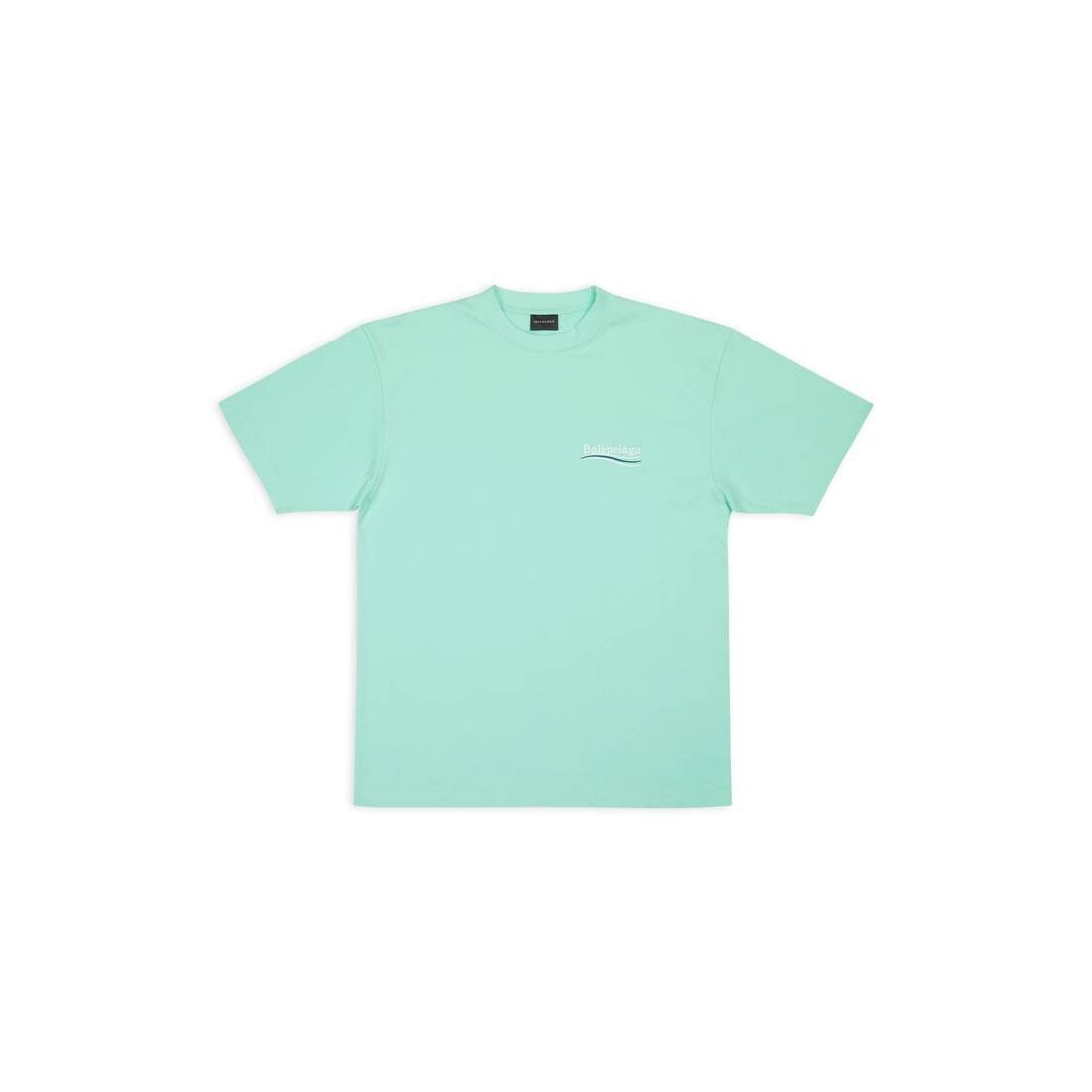 Balenciaga o1bcso1str0525 Political Campaign T-Shirt Large Fit in Mint Size M / US 6-8 / IT 42-44 - 1 Thumbnail