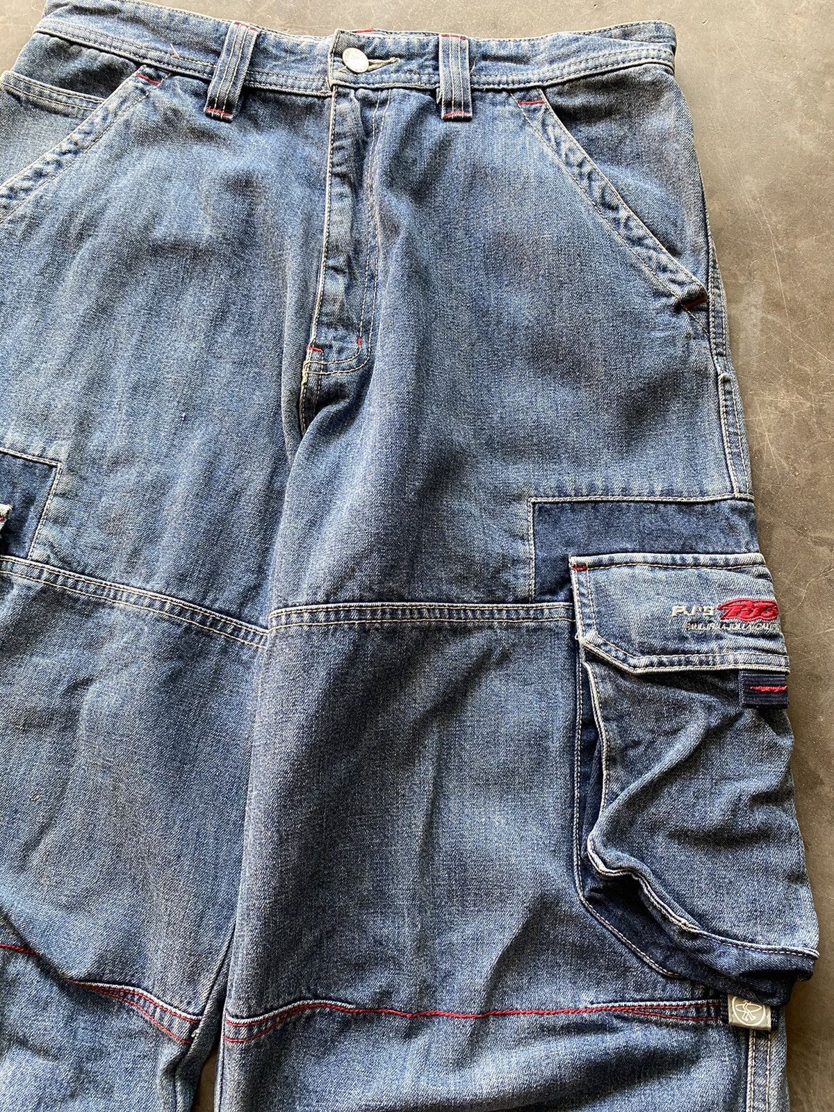 JNCO × Jean × Vintage Vintage Paul Jr Lajolla Surf California Cargo Denim Size US 32 / EU 48 - 5 Thumbnail