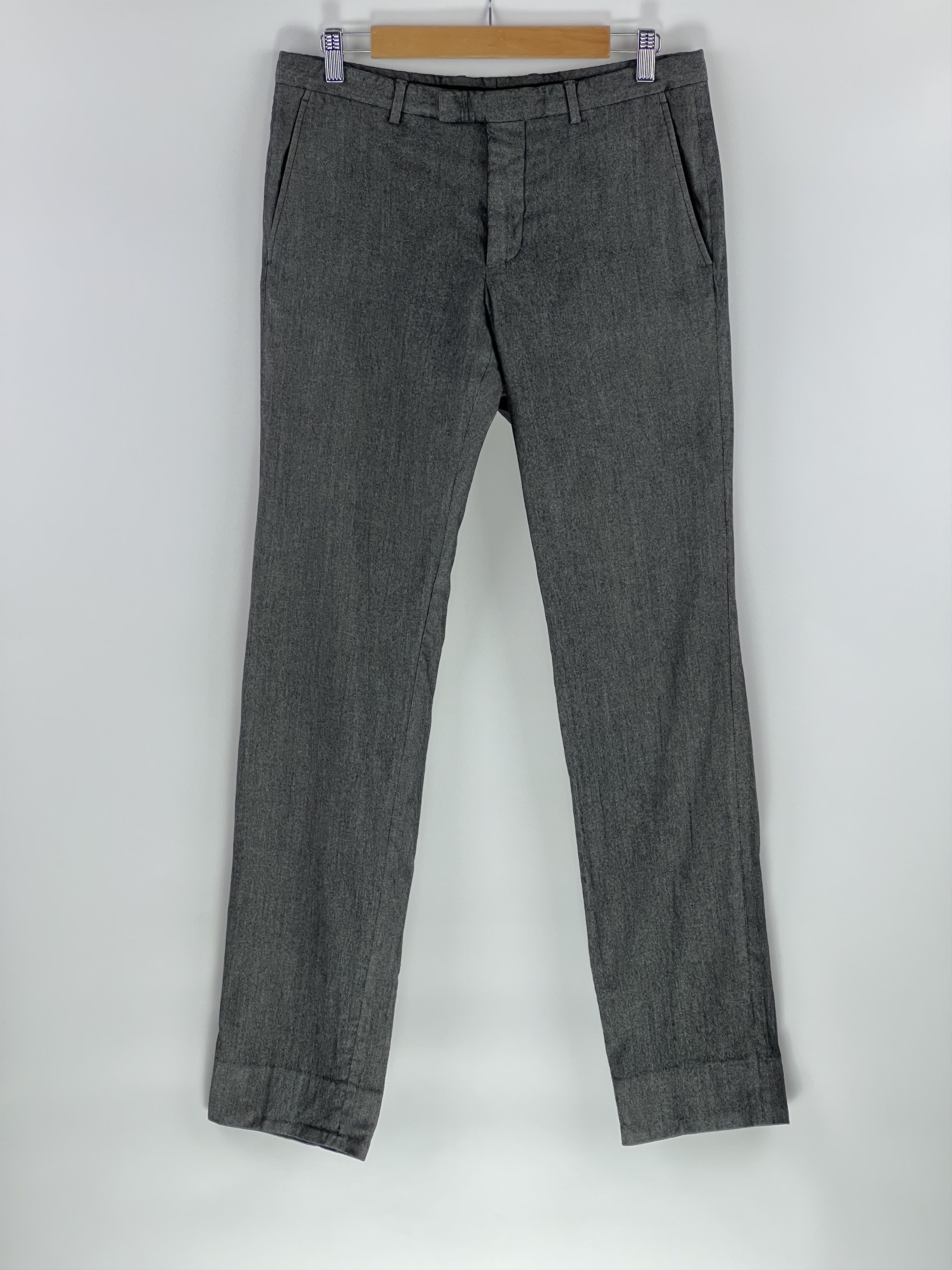 Gucci Gucci Tom Ford Era Vintage Men's Gray Wool Pants Size 48 Size US 32 / EU 48 - 1 Thumbnail