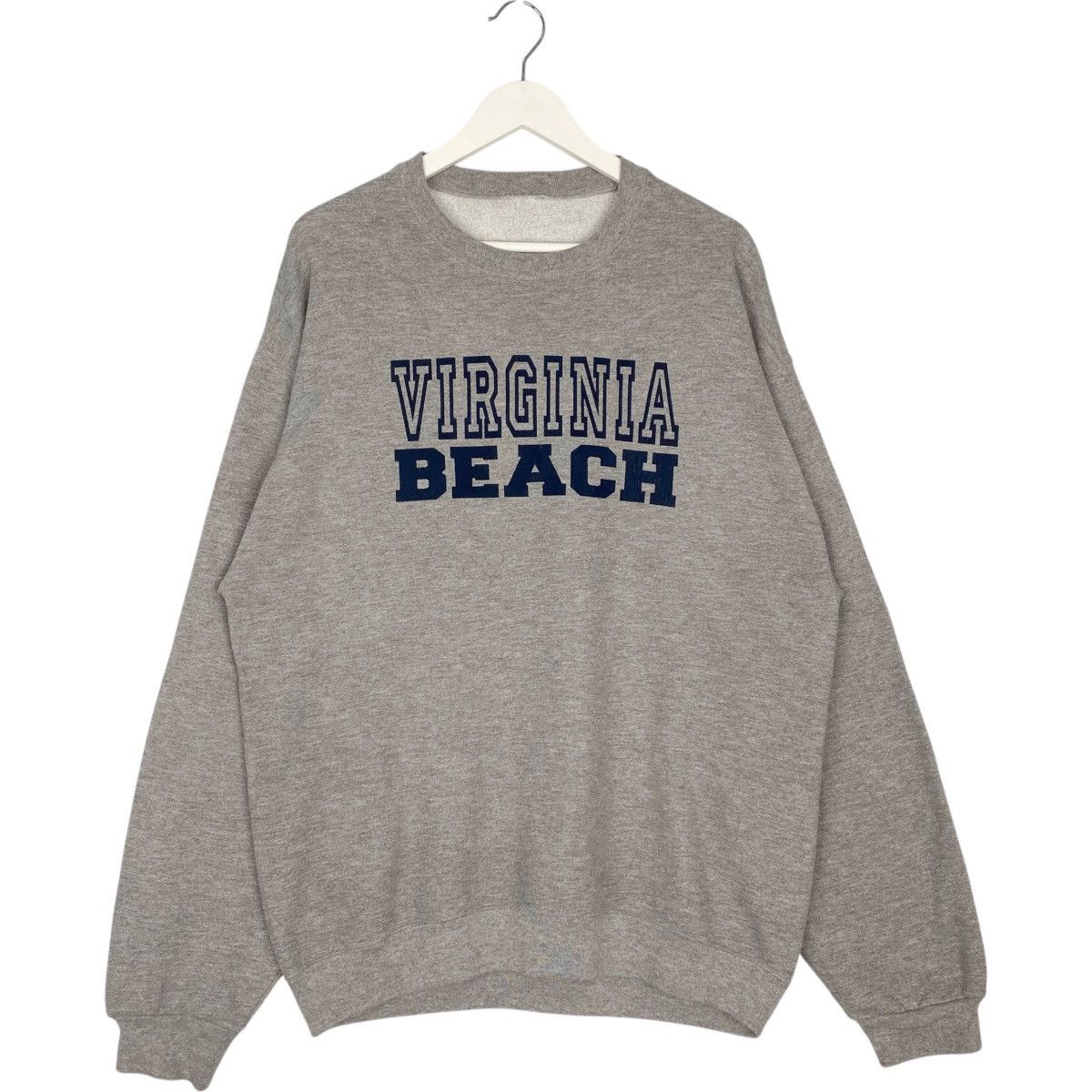Vintage Vintage Virginia Beach Sweatshirt Crewneck Grey Size M Size US M / EU 48-50 / 2 - 1 Thumbnail