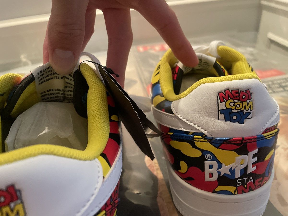 Bape Bapesta x Medicom Size US 10.5 / EU 43-44 - 10 Thumbnail