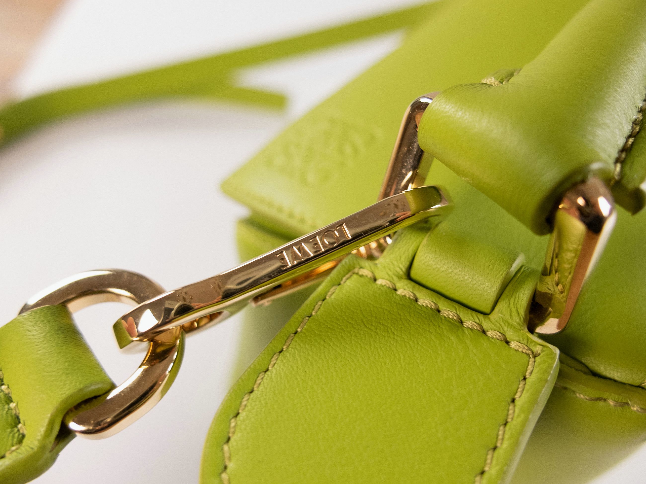 Loewe LOEWE Puzzle Edge small meadow green leather shoulder bag Size ONE SIZE - 11 Thumbnail