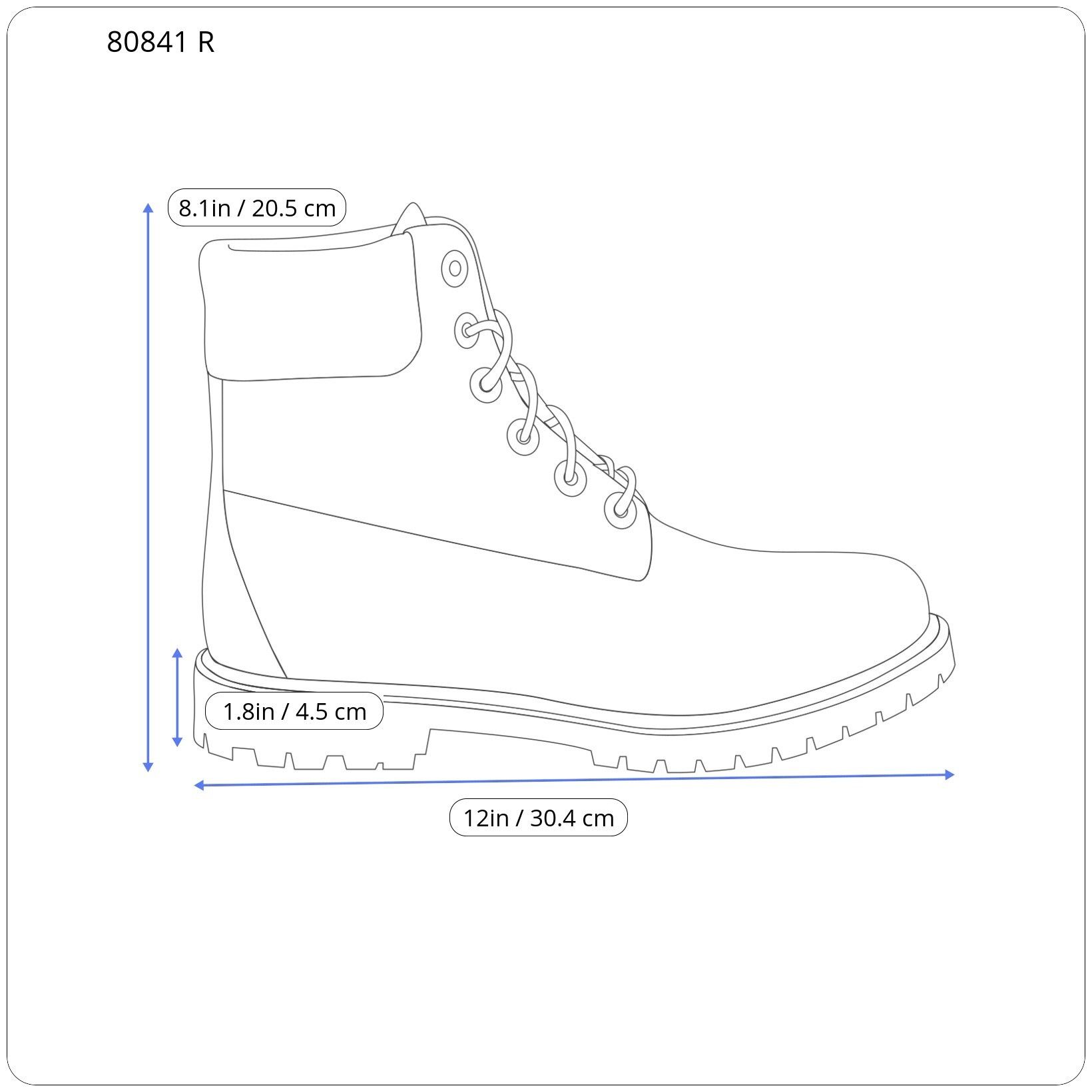 Timberland A2BSR-A4519 EU43/43.5 Brown Leather Aged Look 80841 Size US 10.5 / EU 43-44 - 4 Thumbnail