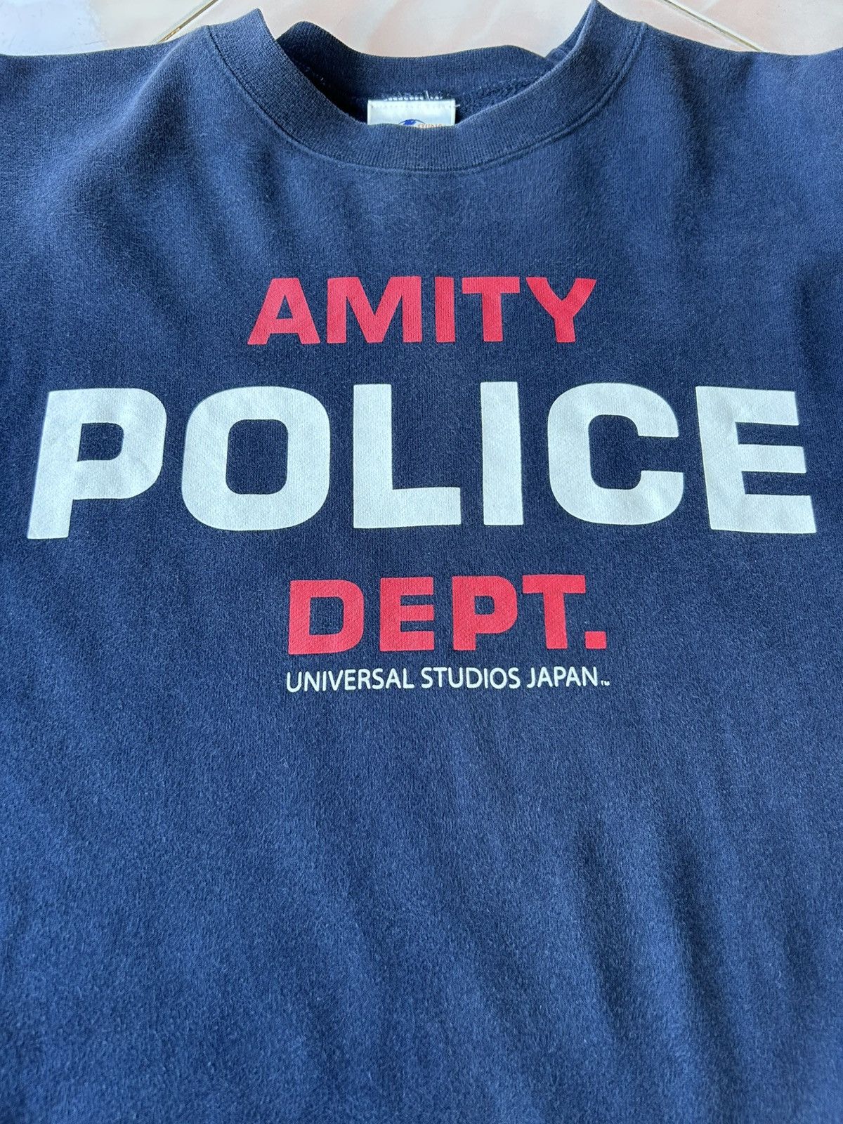 Universal Studios × Vintage Amity Police Dept Universal Studios Japan Sweatshirt Size US S / EU 44-46 / 1 - 3 Thumbnail
