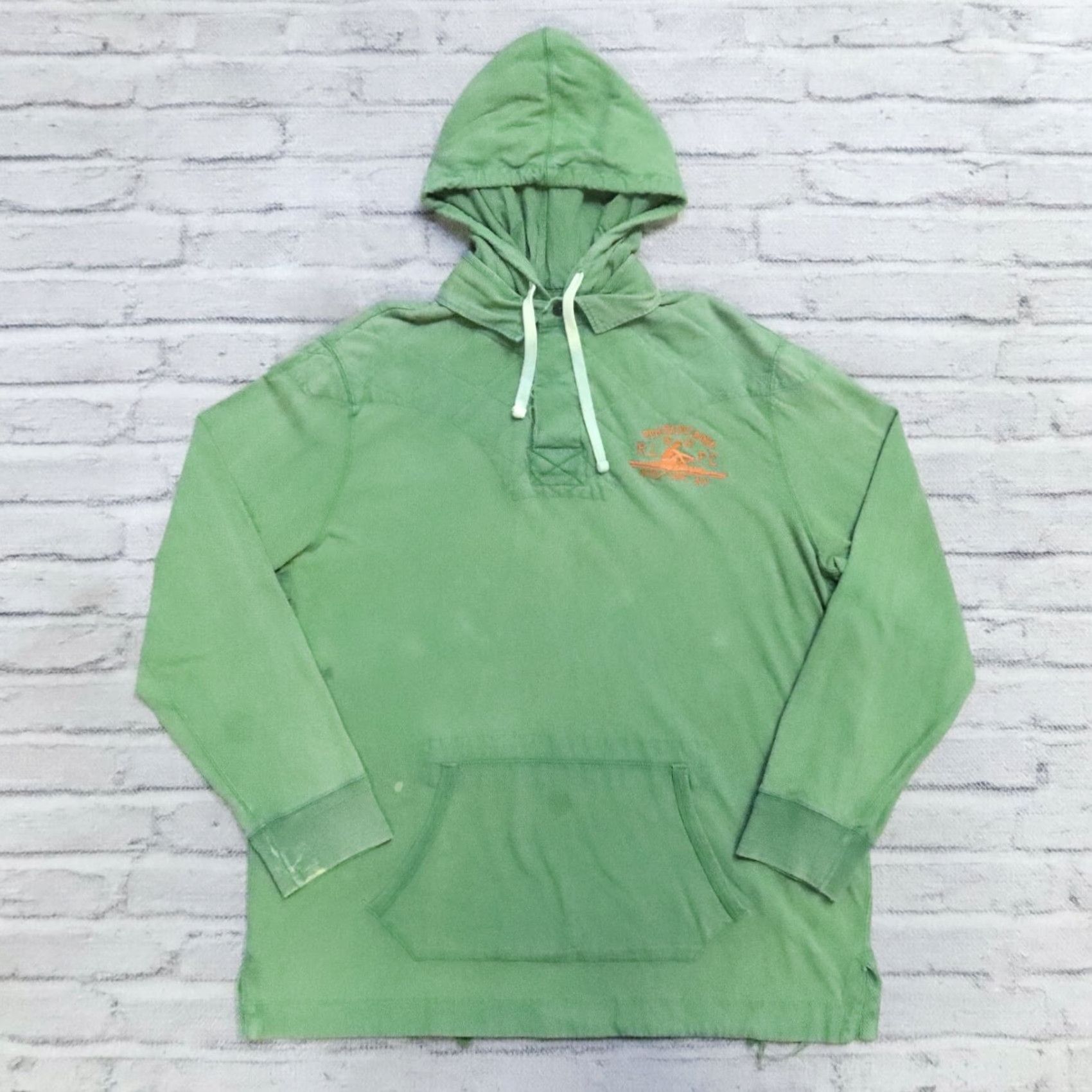 Polo Ralph Lauren Vintage Polo Ralph Lauren Hoodie Sweatshirt RLPC Polo Club XL Green Polo Ralph Lauren Hoodie Sweatshirt Mens XL Green era 90s Size US XL / EU 56 / 4 - 2 Thumbnail