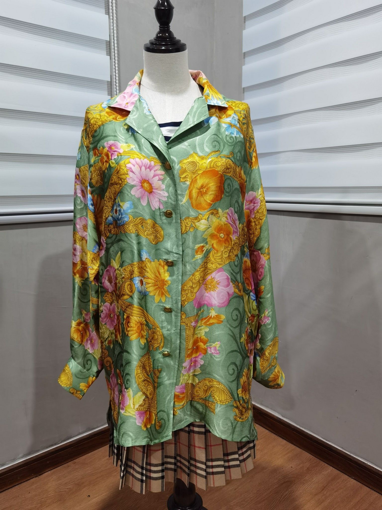 LANVIN PARIS vintage luxury silk M 7118