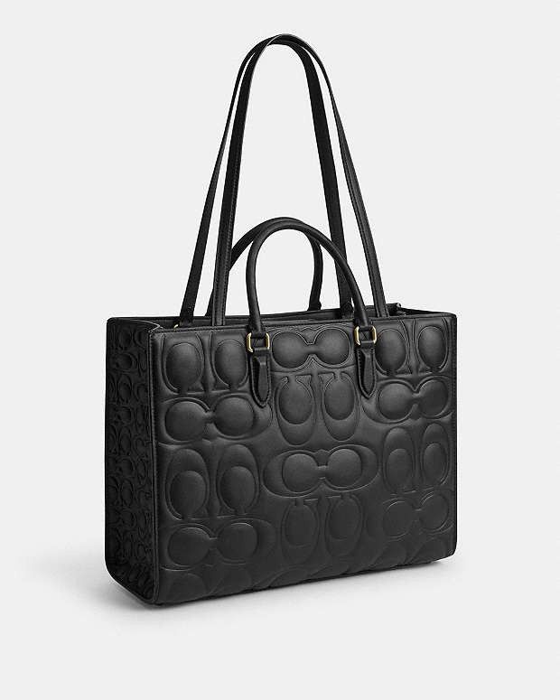 Coach Coach Maggie Tote Bag In Signature Leather cy672 Size ONE SIZE - 11 Thumbnail