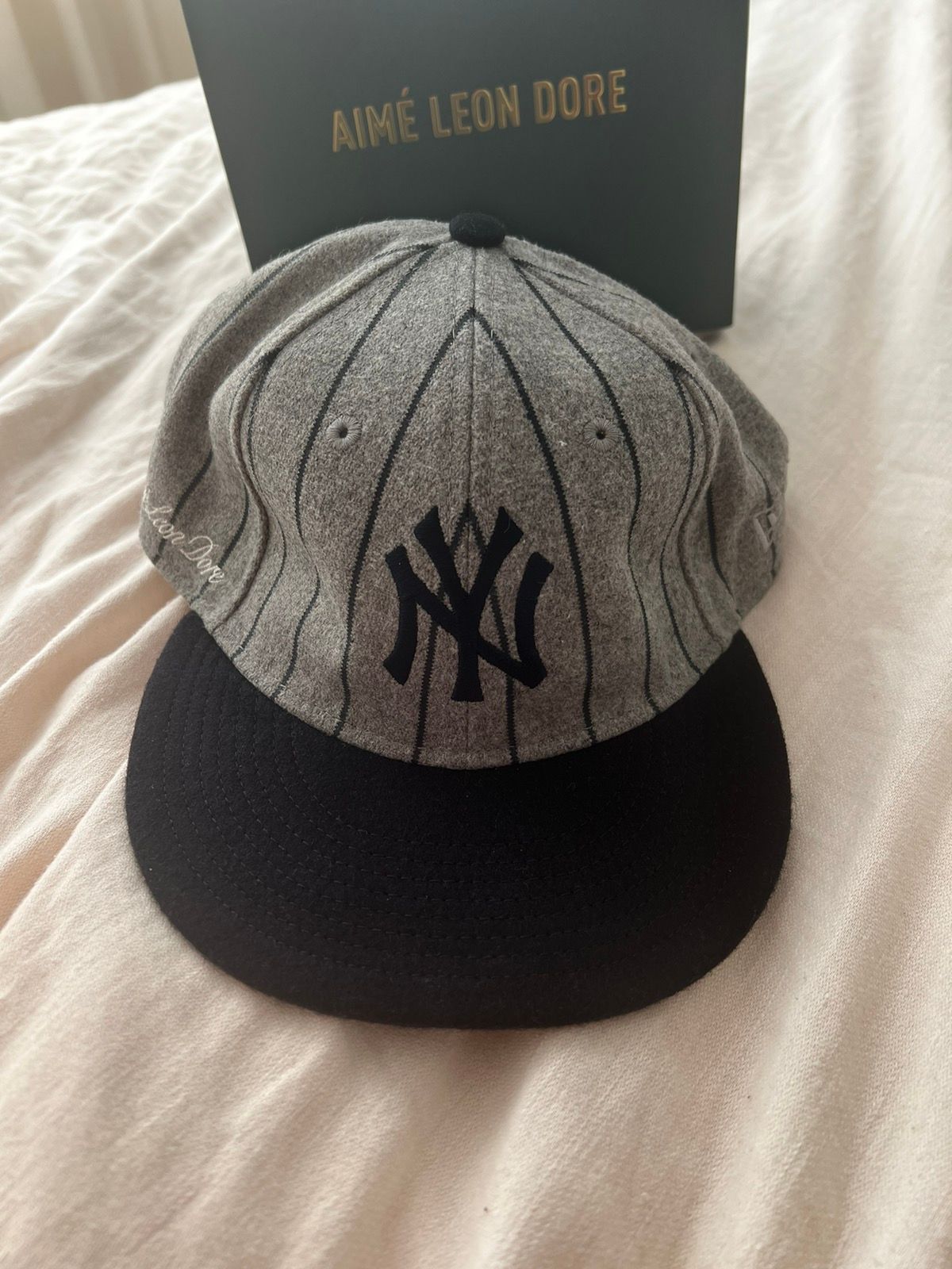ALD New Era Wool Yankees Hat Grey